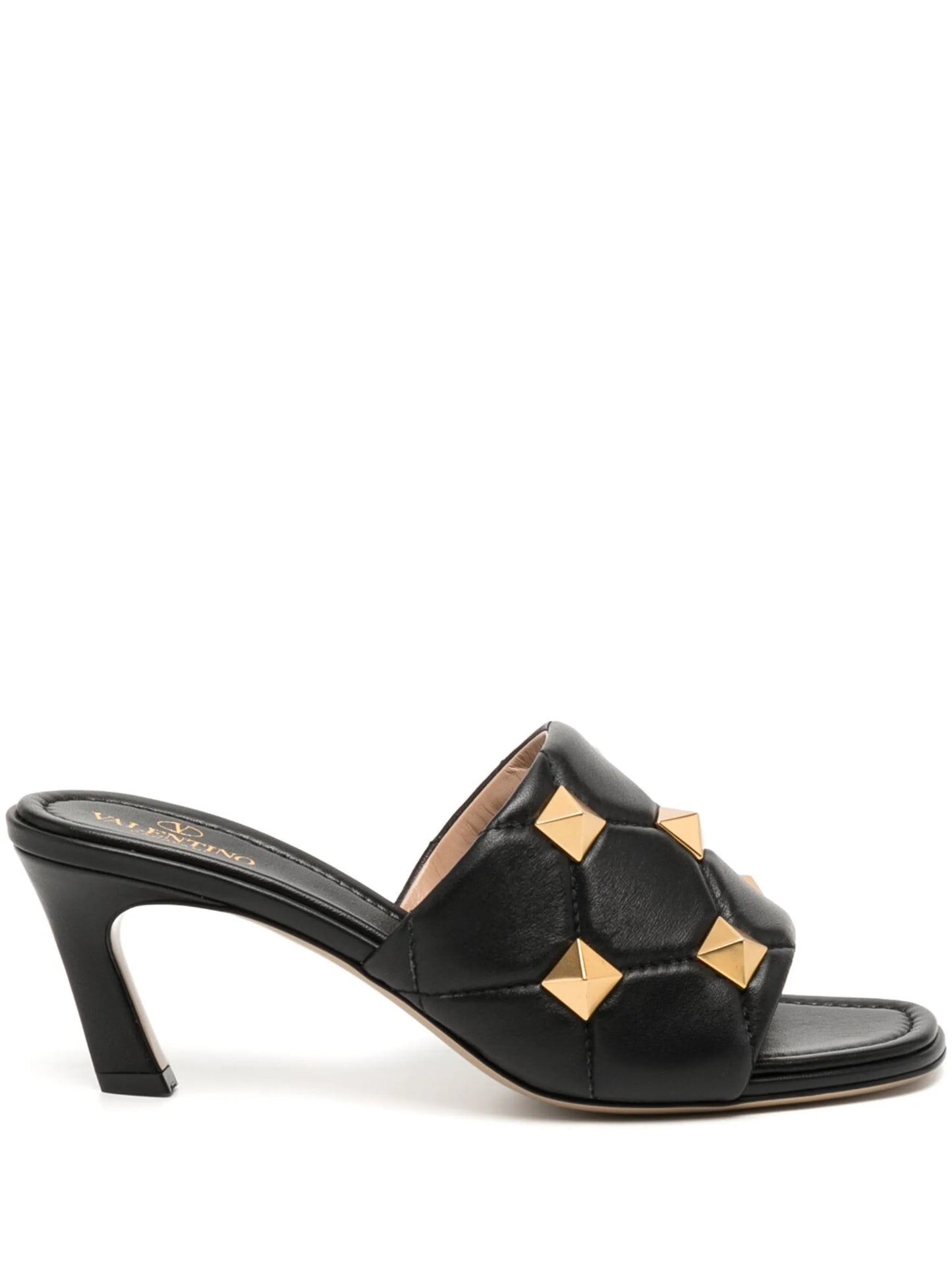 Roman Stud 65mm leather mules