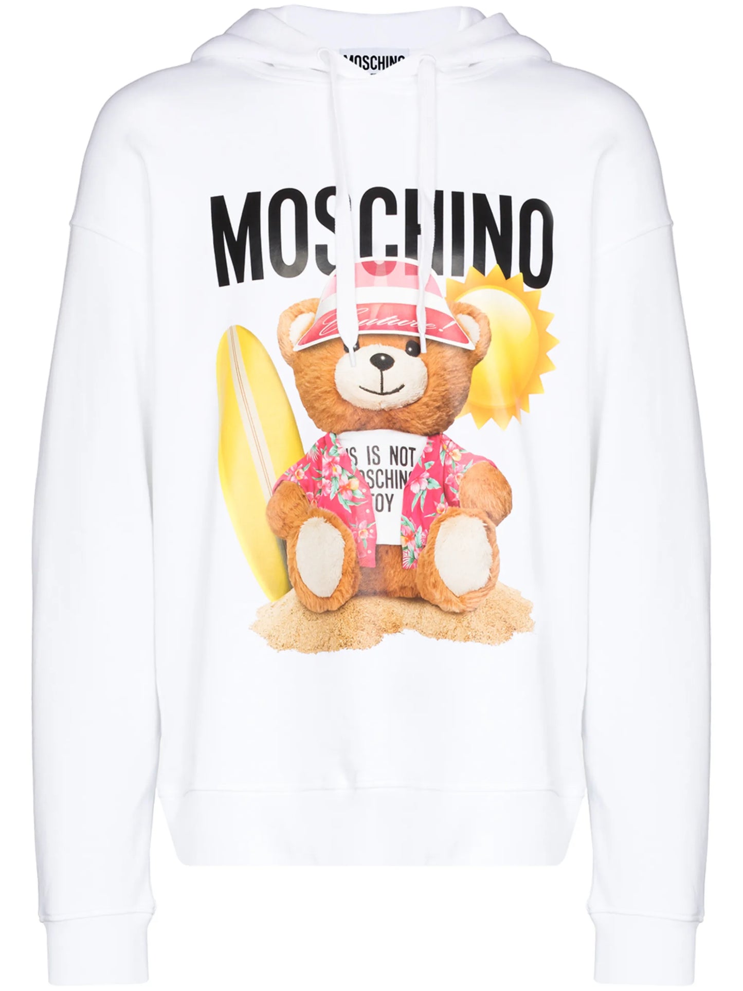 Teddy Bear-print crew-neck sweatshirt