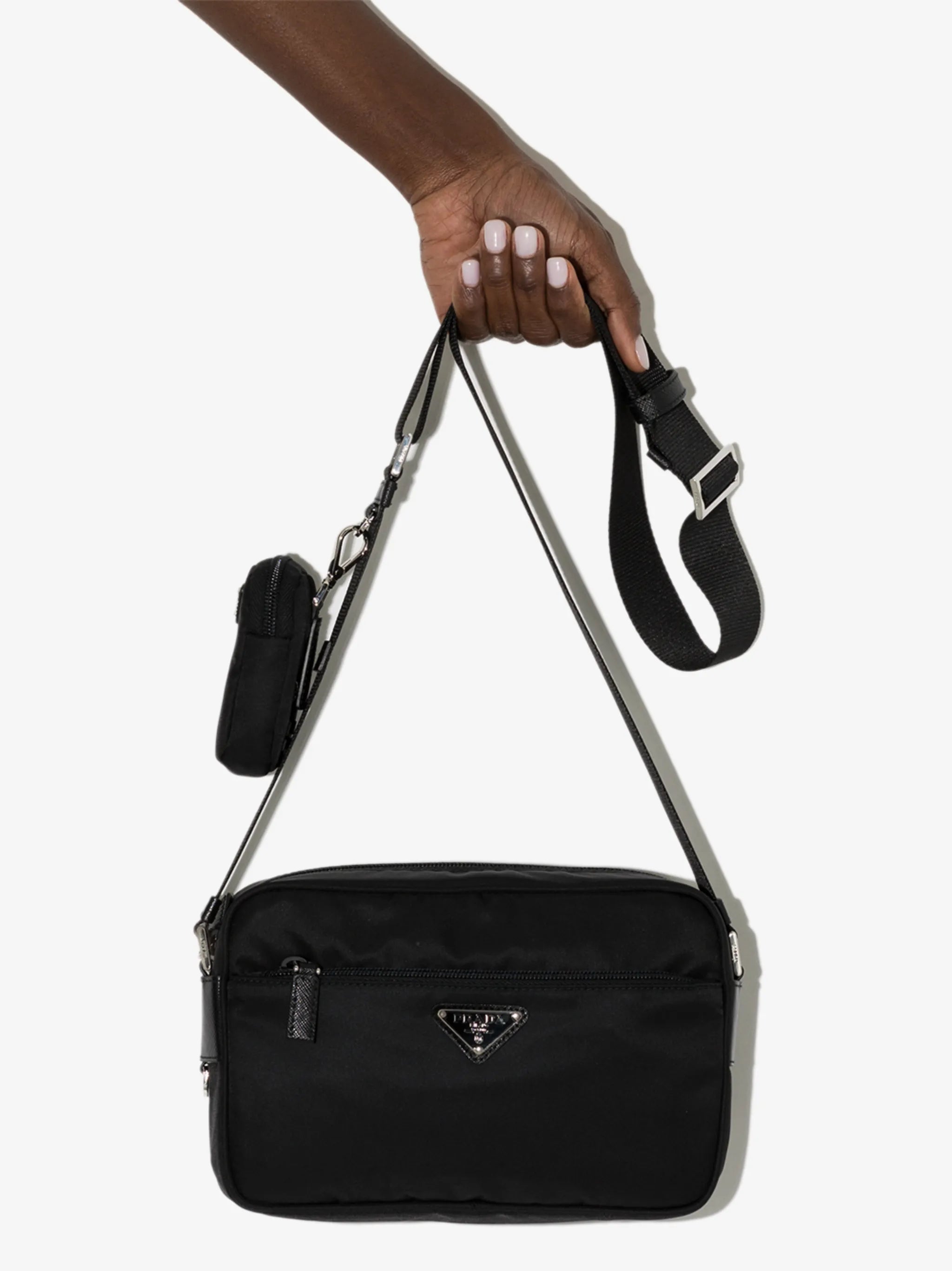 Re-nylon shoulder bag