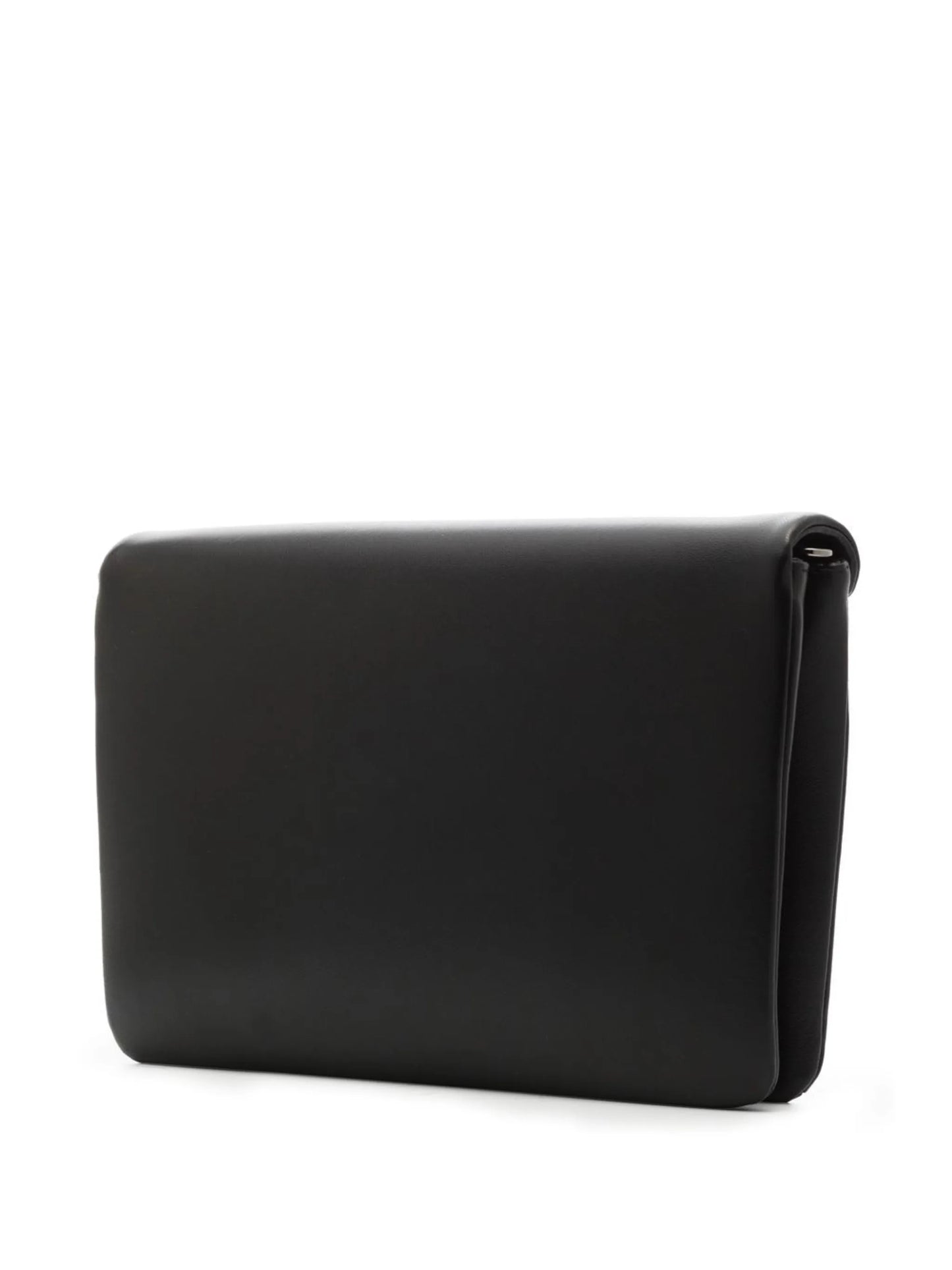 Roman stud leather clutch bag