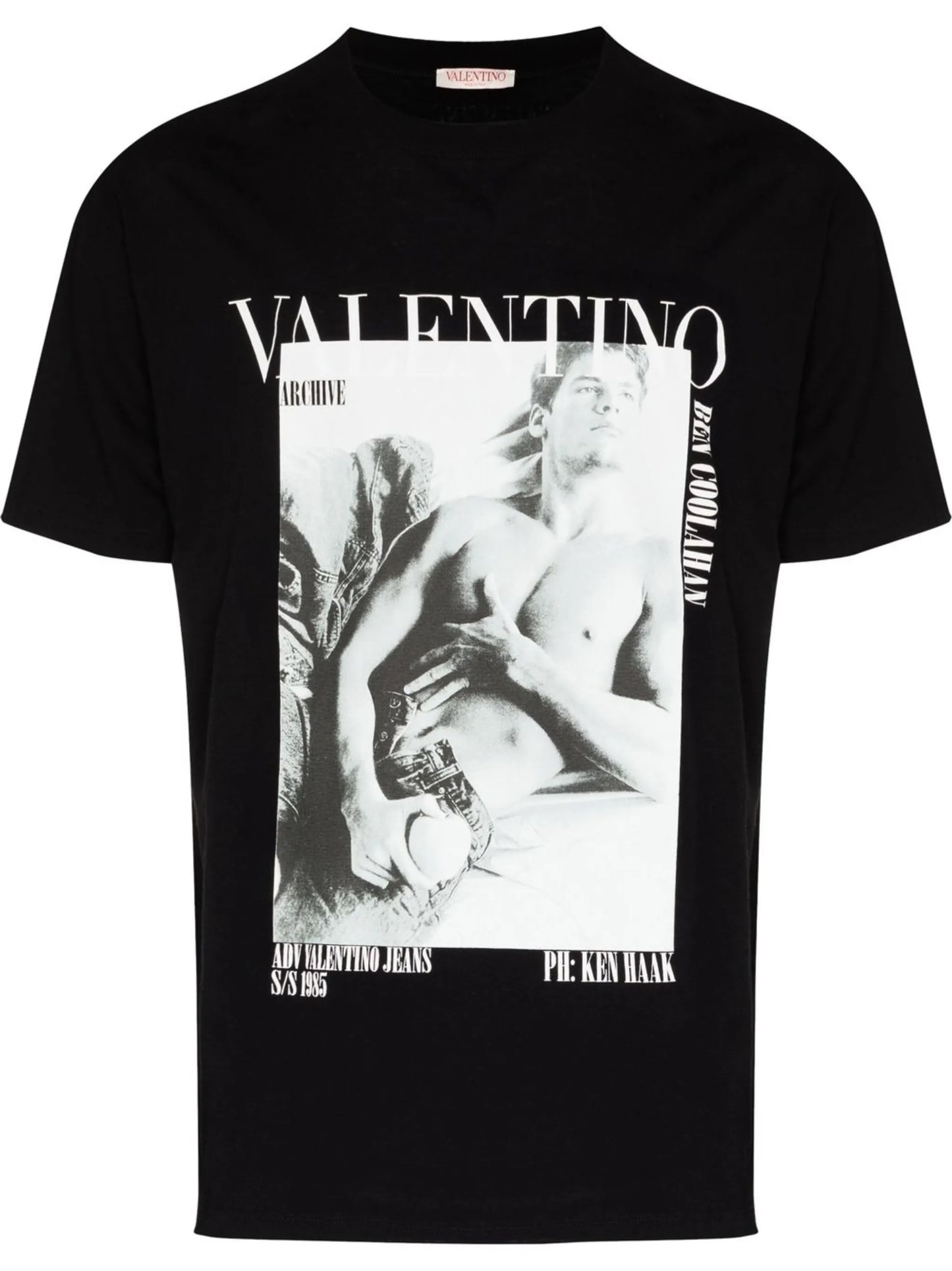 archive-print cotton T-shirt