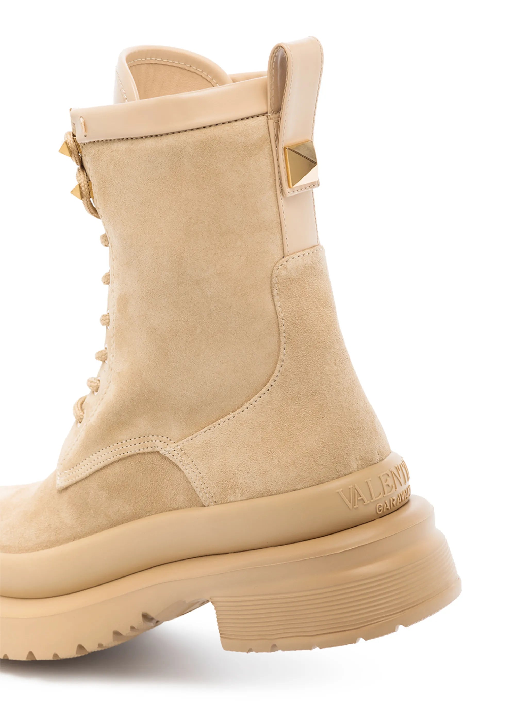 Roman Stud suede boots