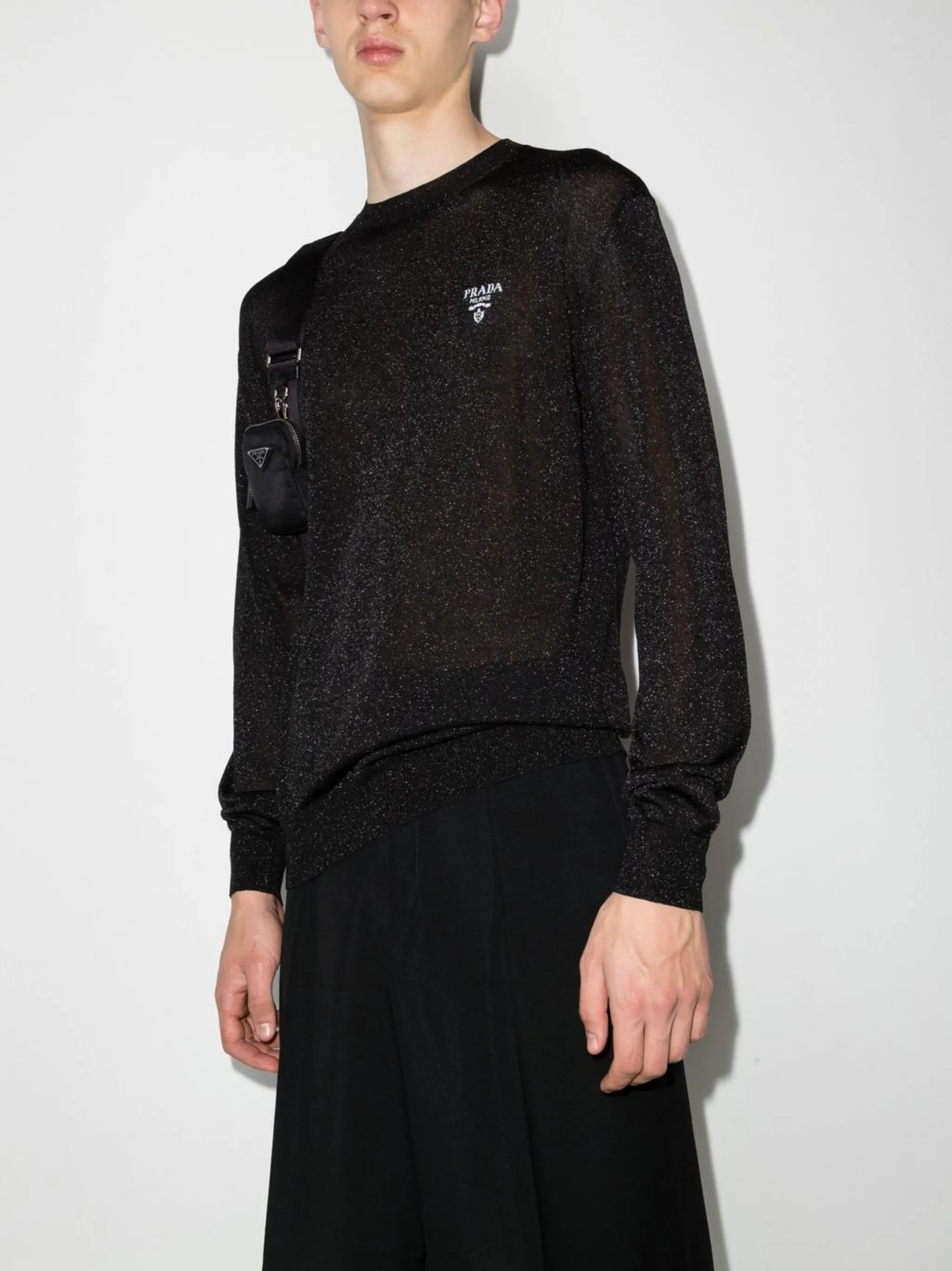 logo-embroidered jumper