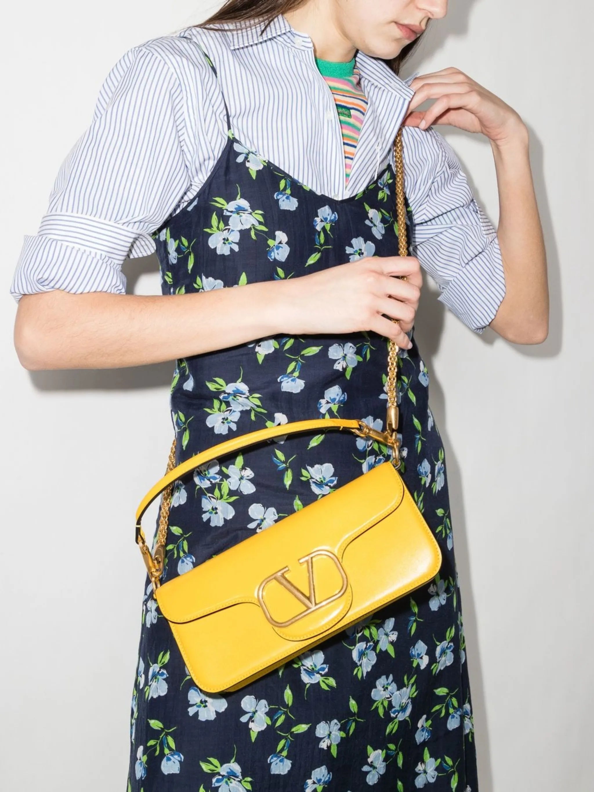 VLogo clutch bag