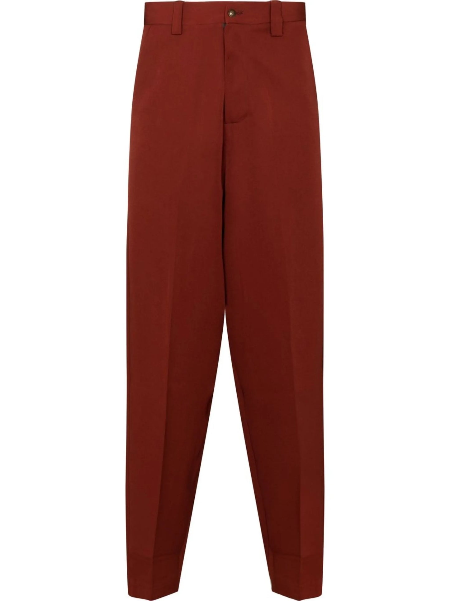 straight-leg tailored trousers