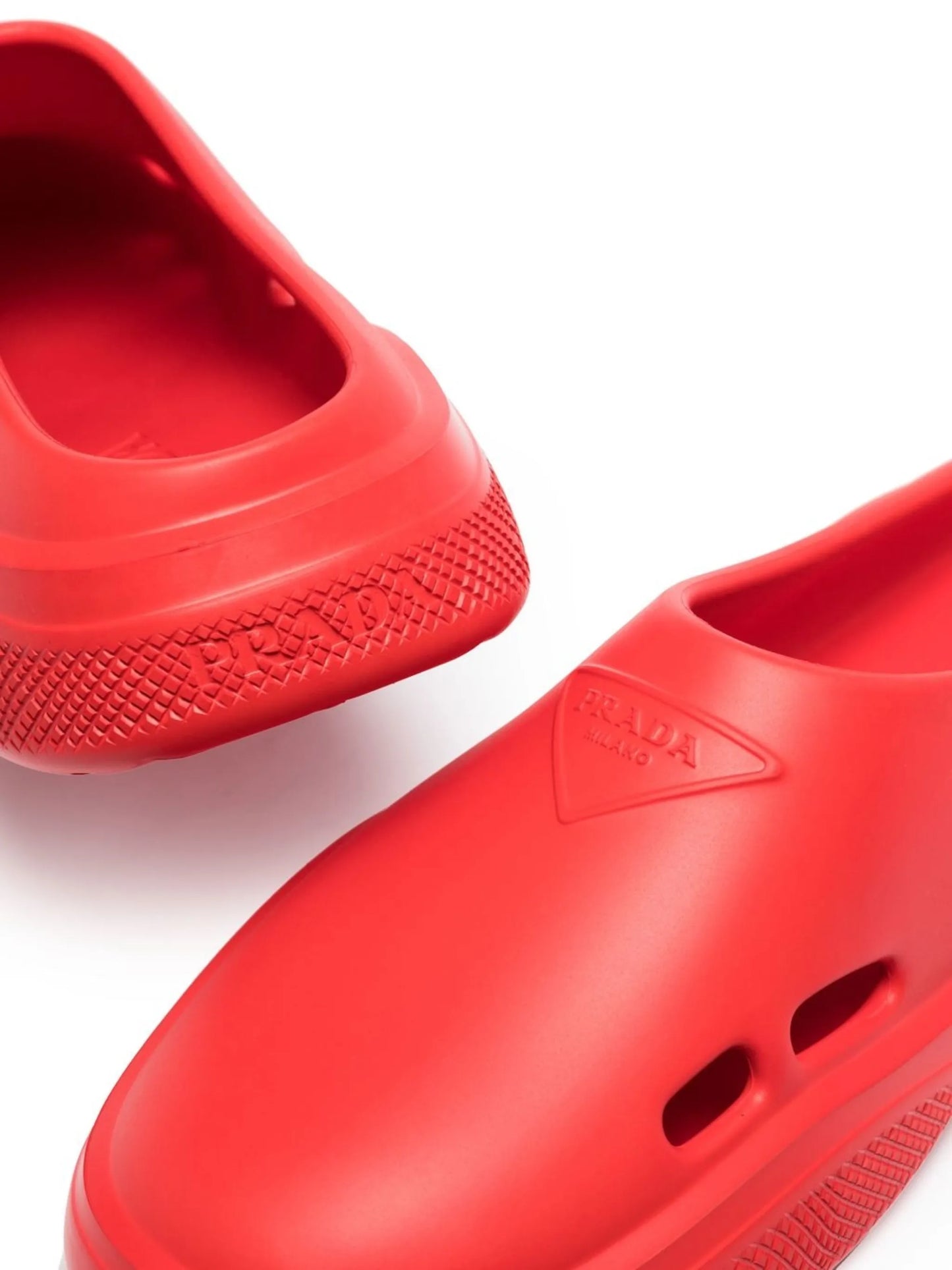 logo slip-on backless slides