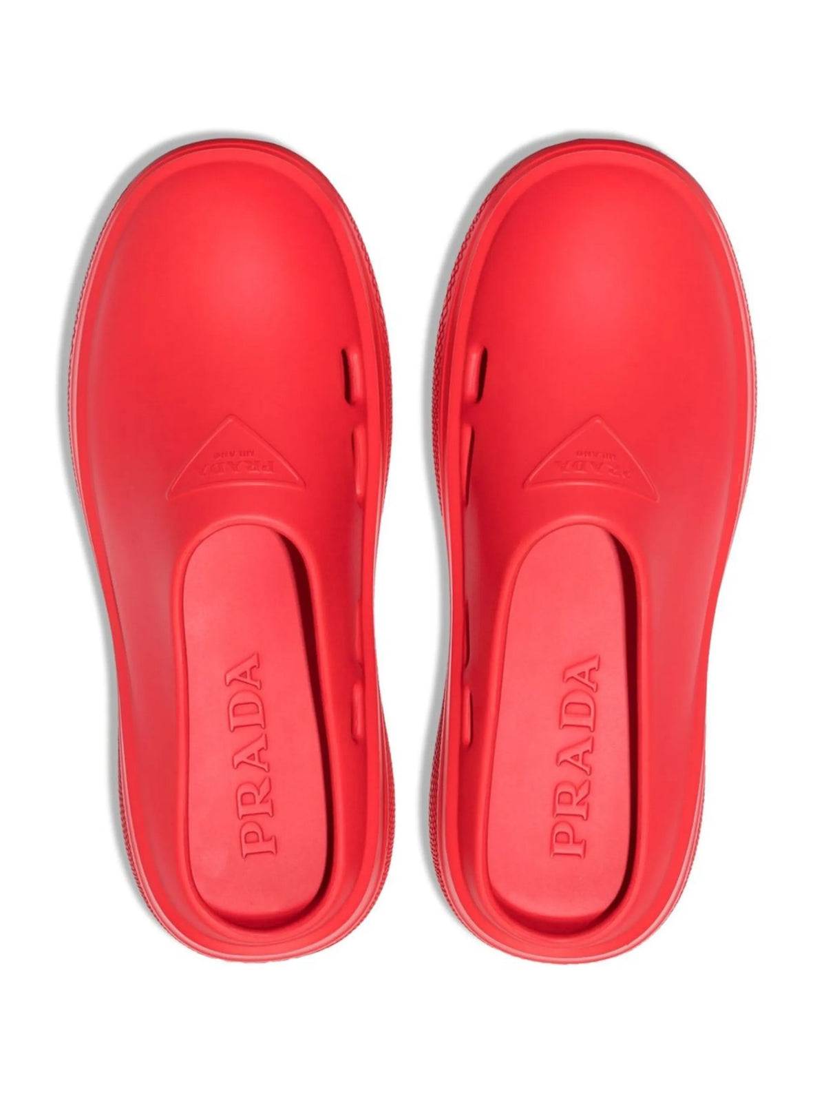 logo slip-on backless slides