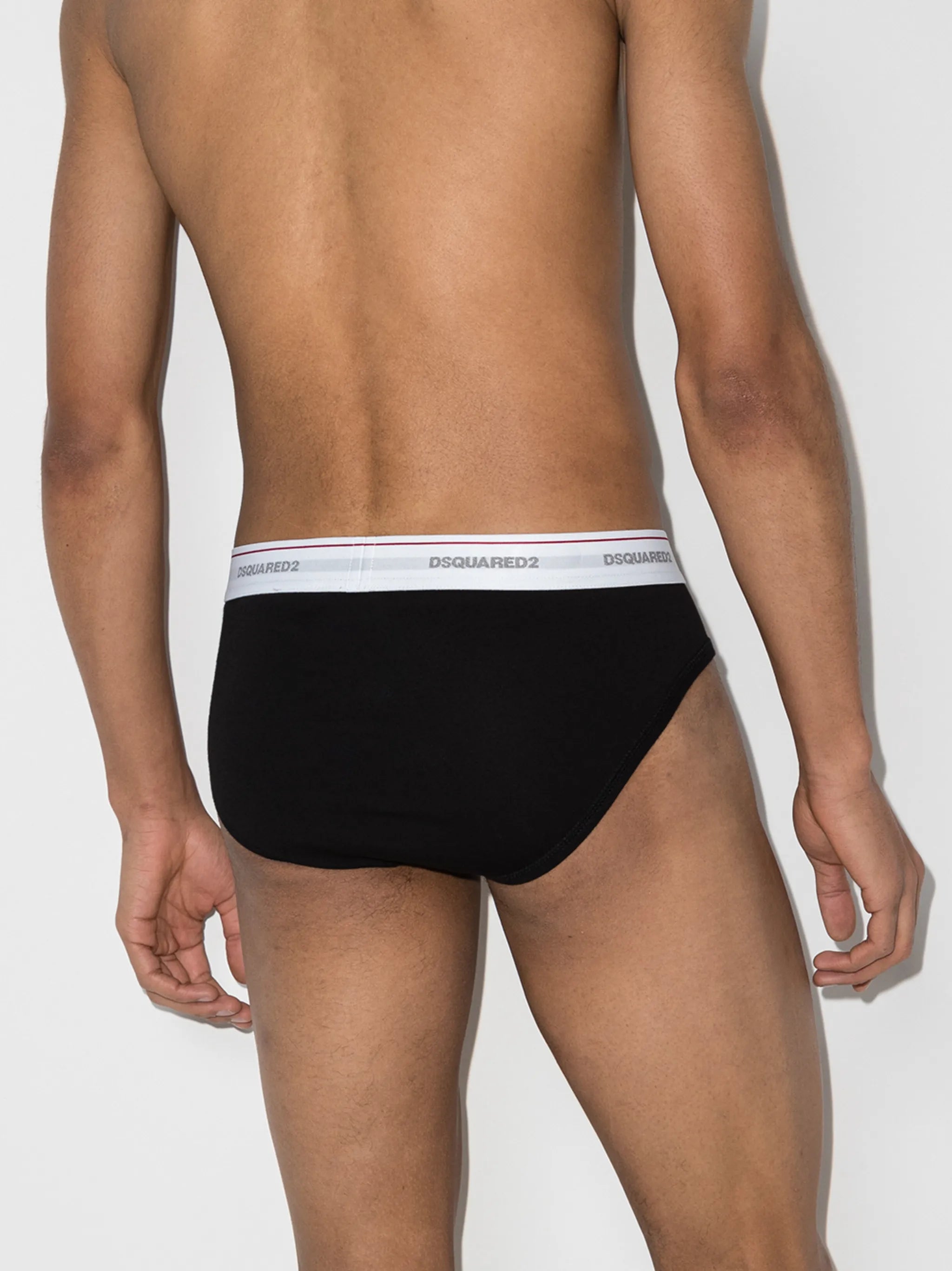 logo-waistband pack of three briefs