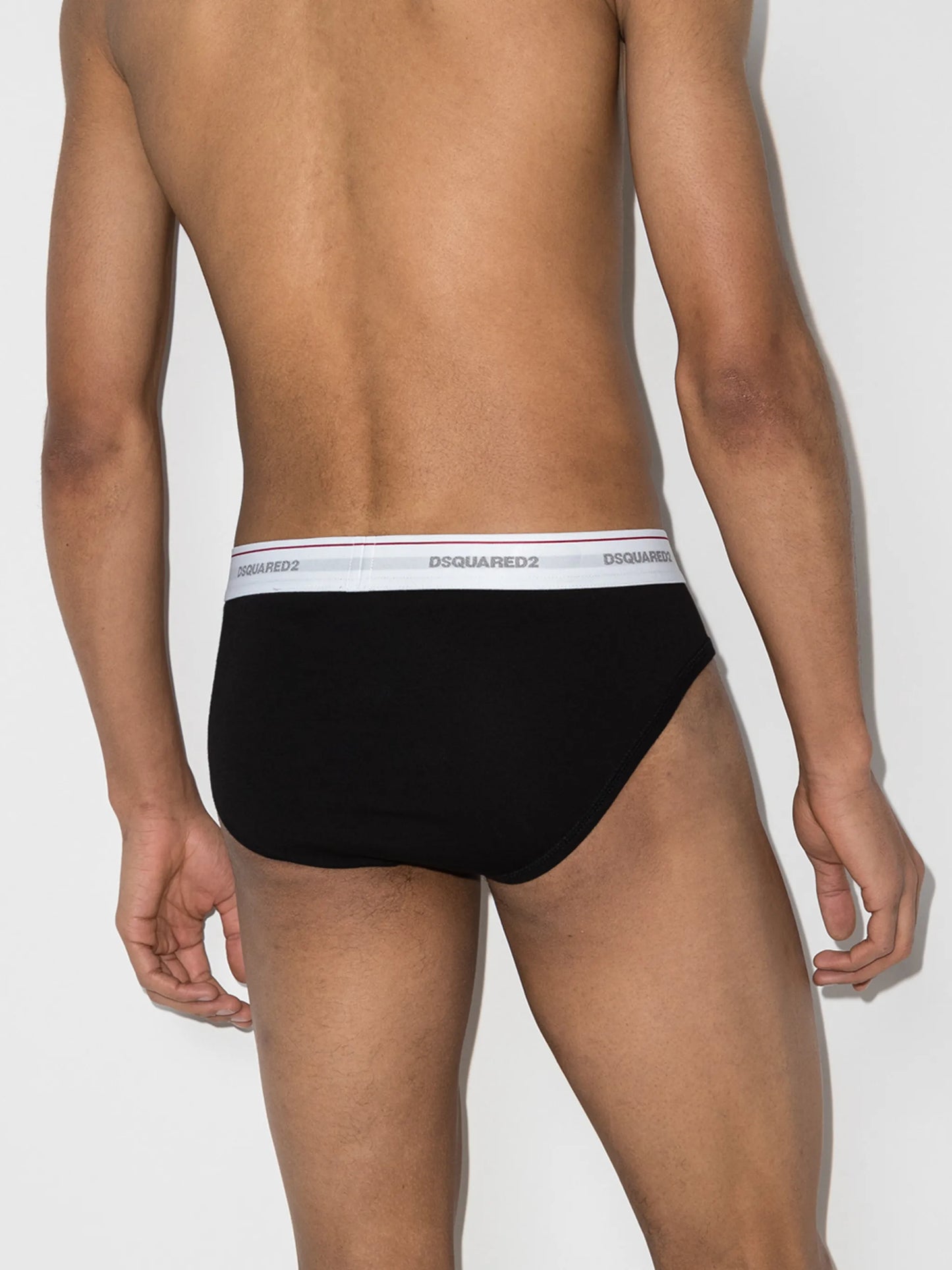 logo-waistband pack of three briefs