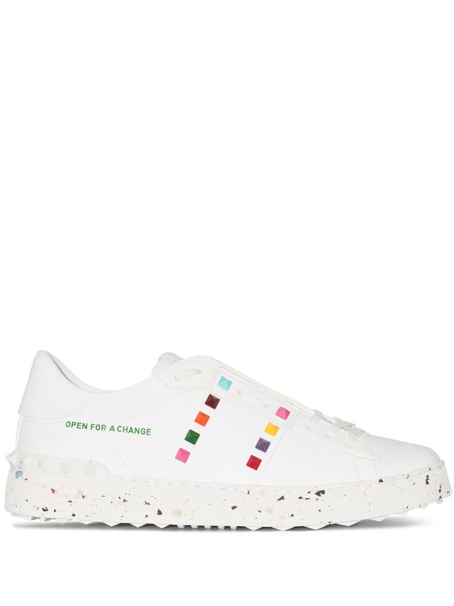 Open For a Change leather sneakers