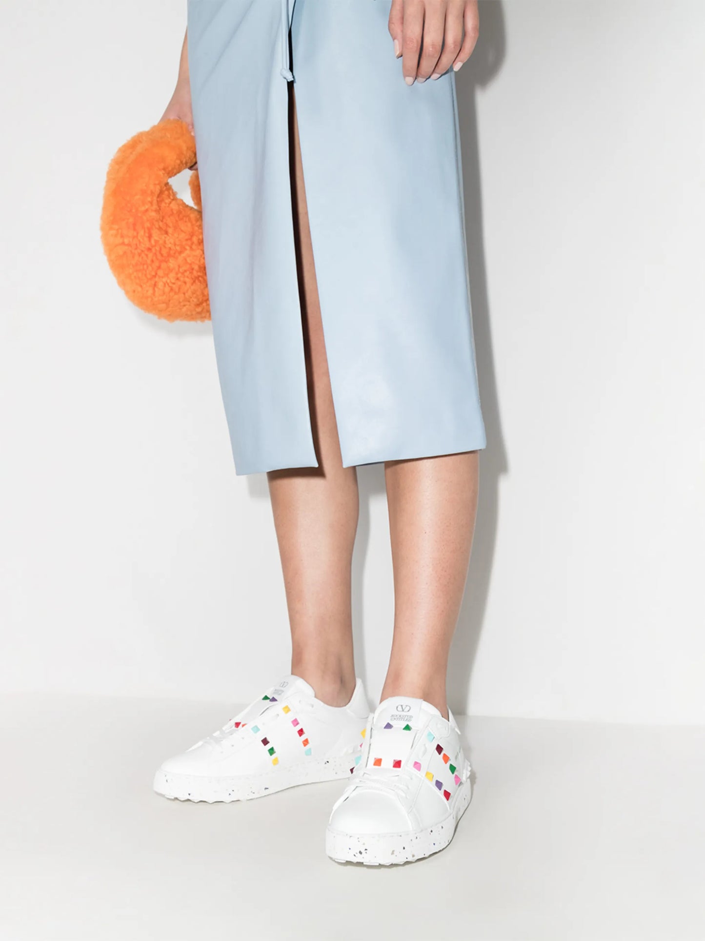 Open For a Change leather sneakers