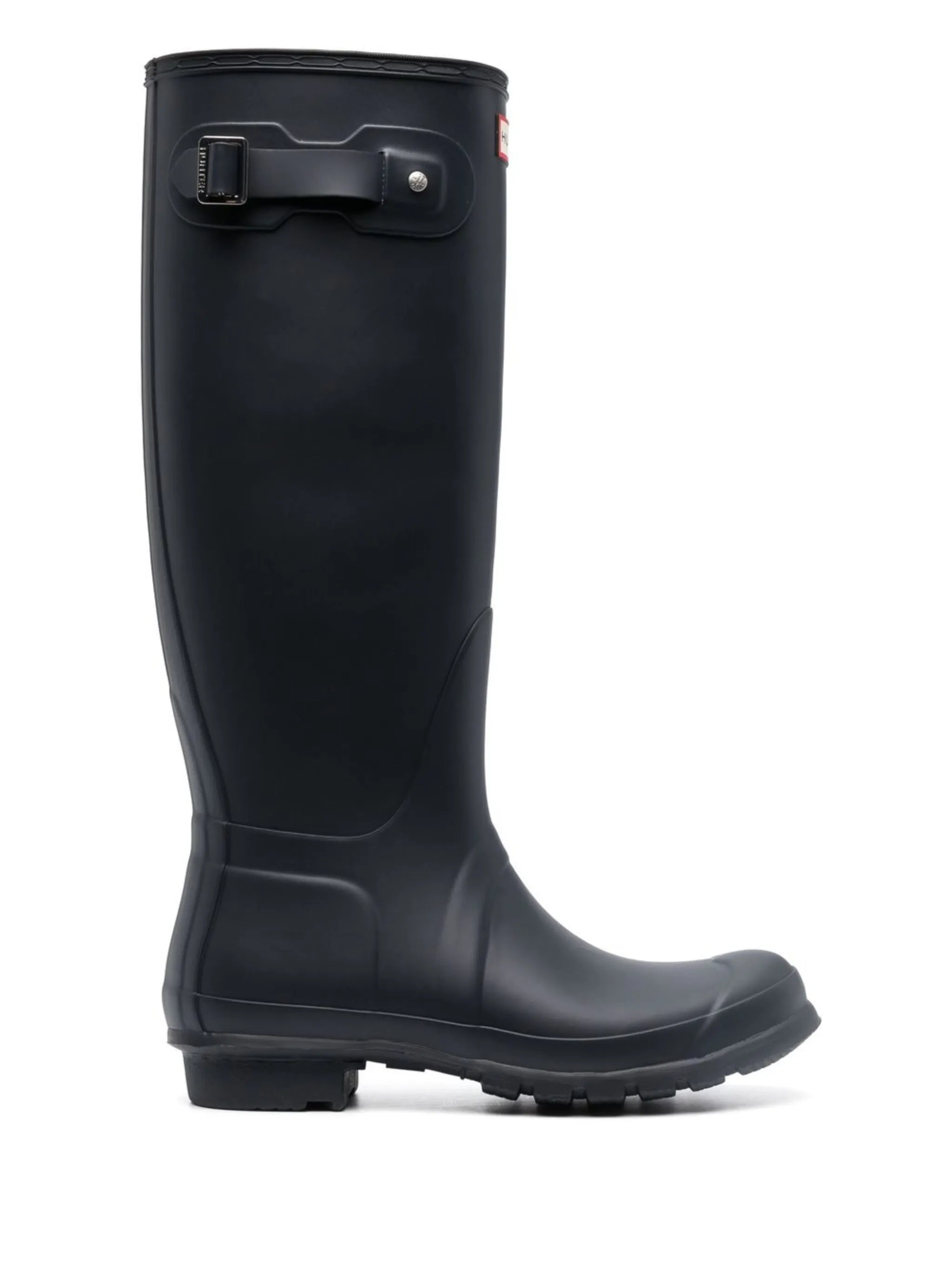 knee-length logo-detail boots