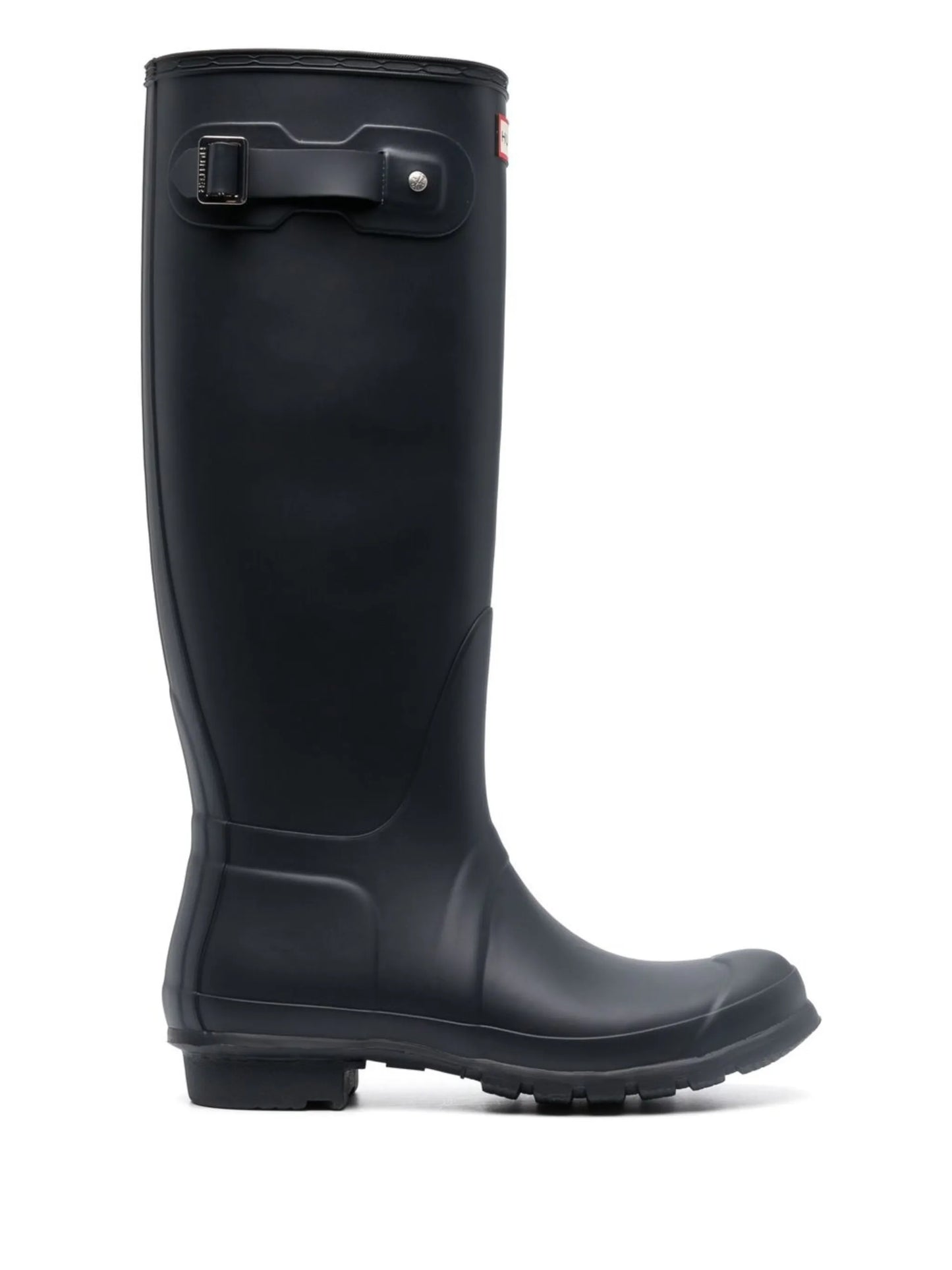 knee-length logo-detail boots
