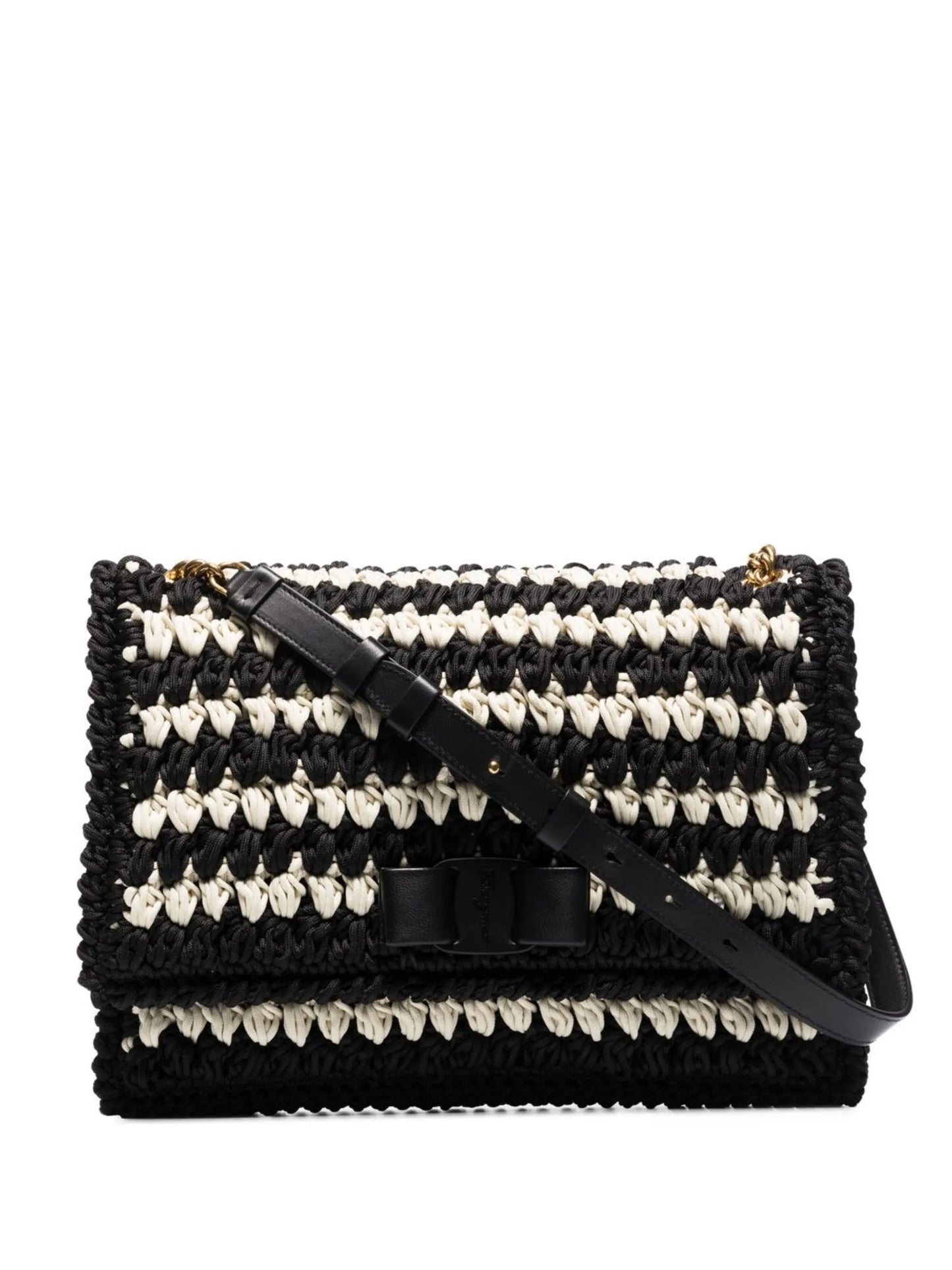 Viva Bow crochet shoulder bag