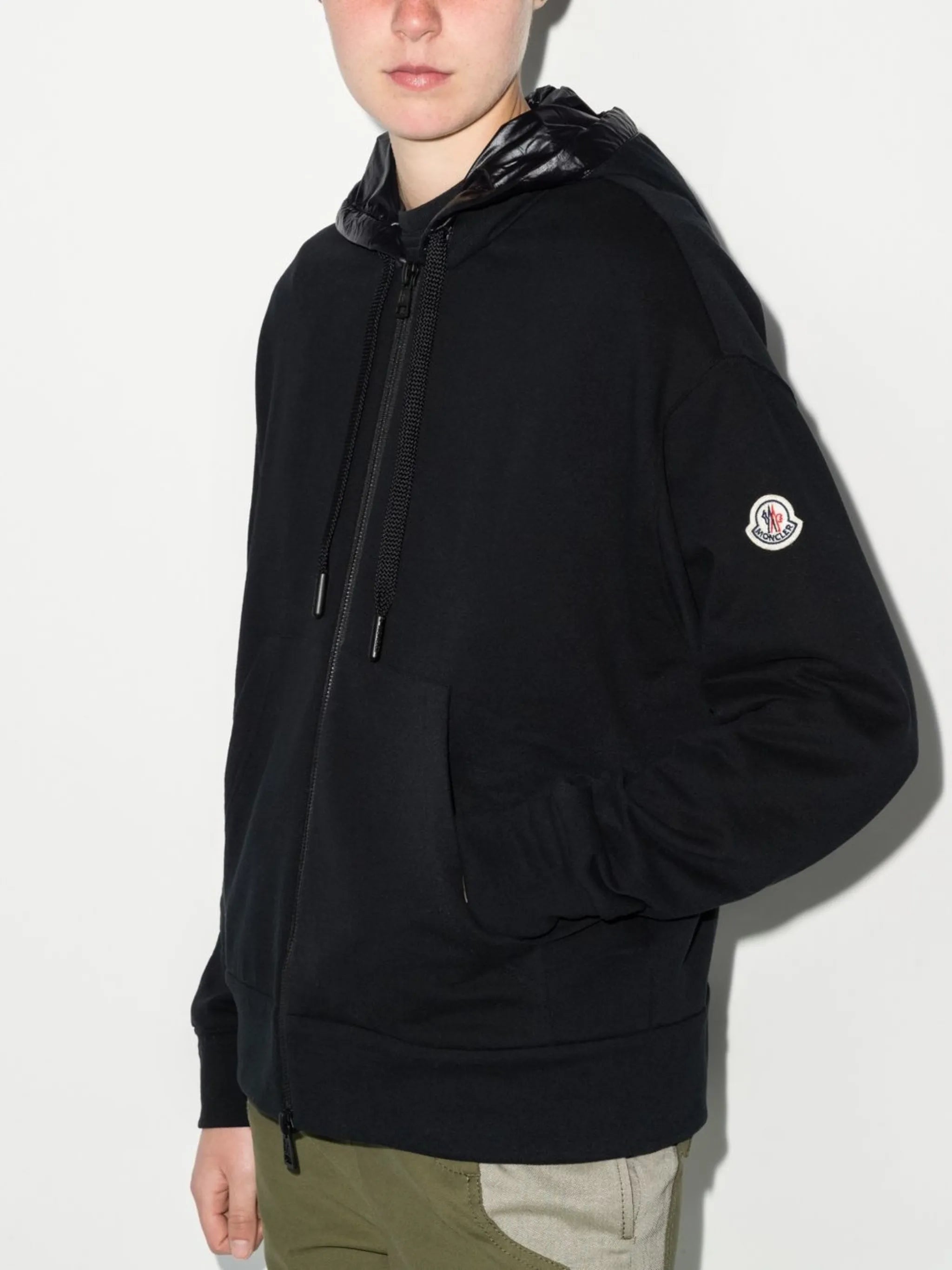 Born to Protect-print hoodie