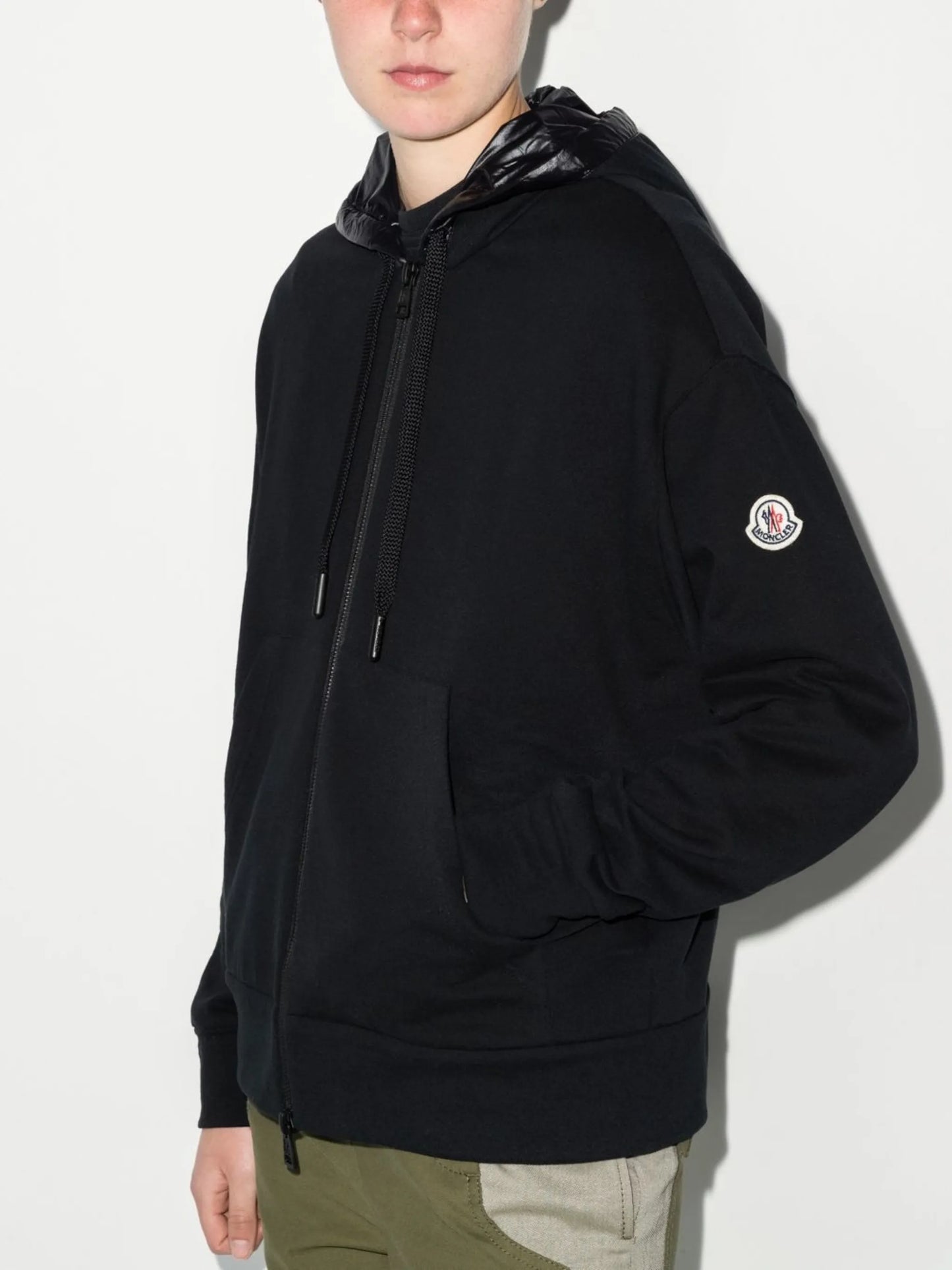 Born to Protect-print hoodie