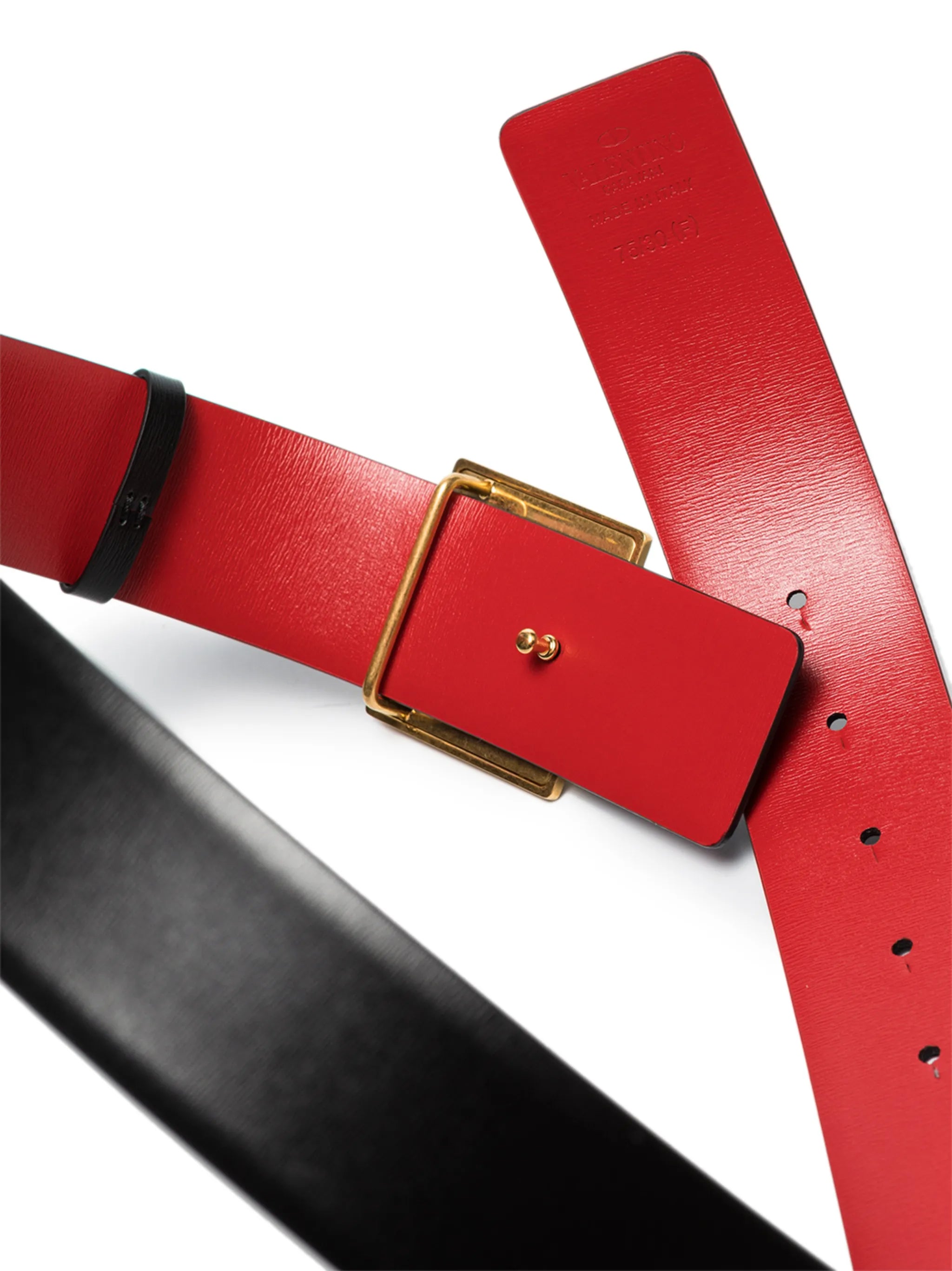Maxi Stud reversible leather belt