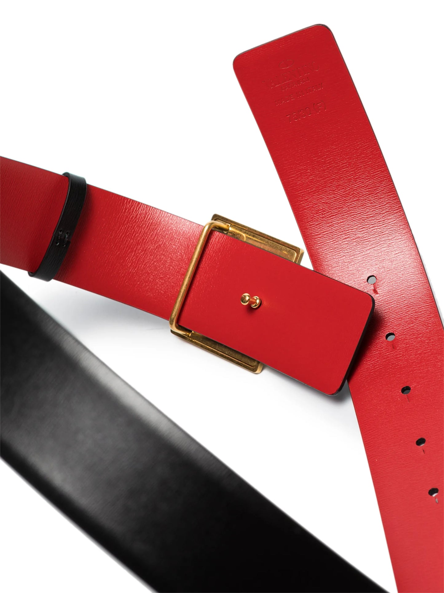 Maxi Stud reversible leather belt