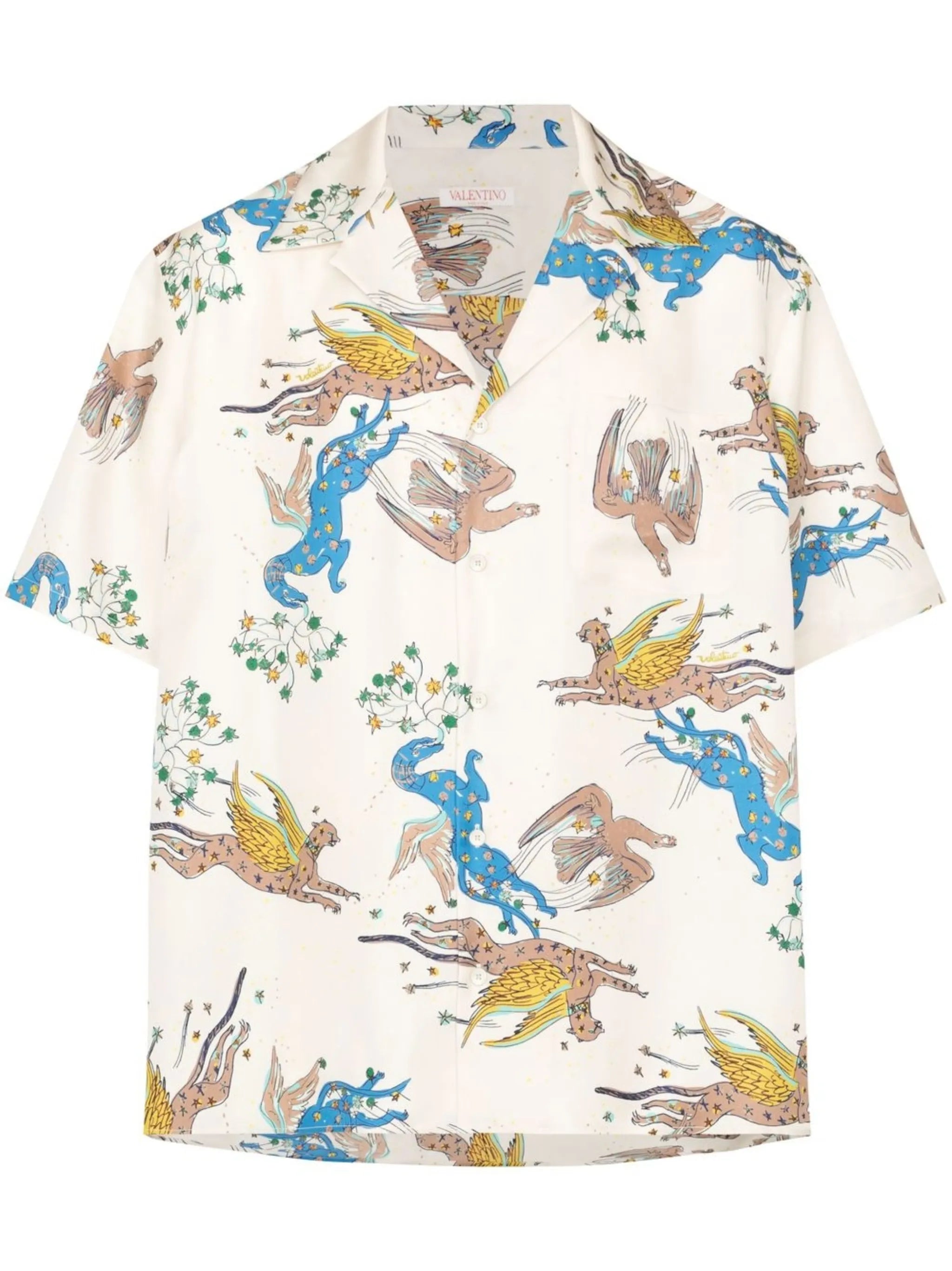 printed short-sleeve shirt