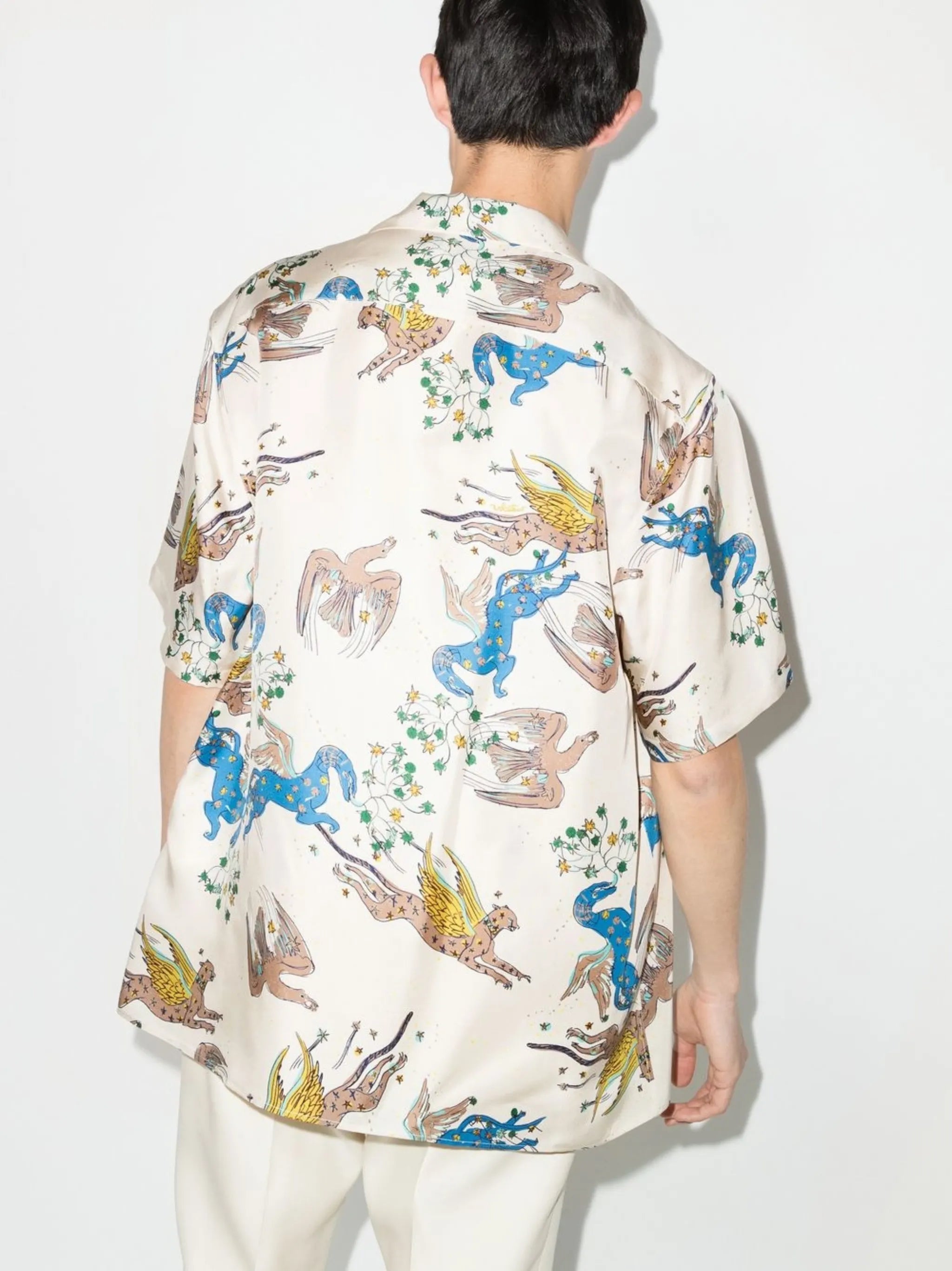 printed short-sleeve shirt
