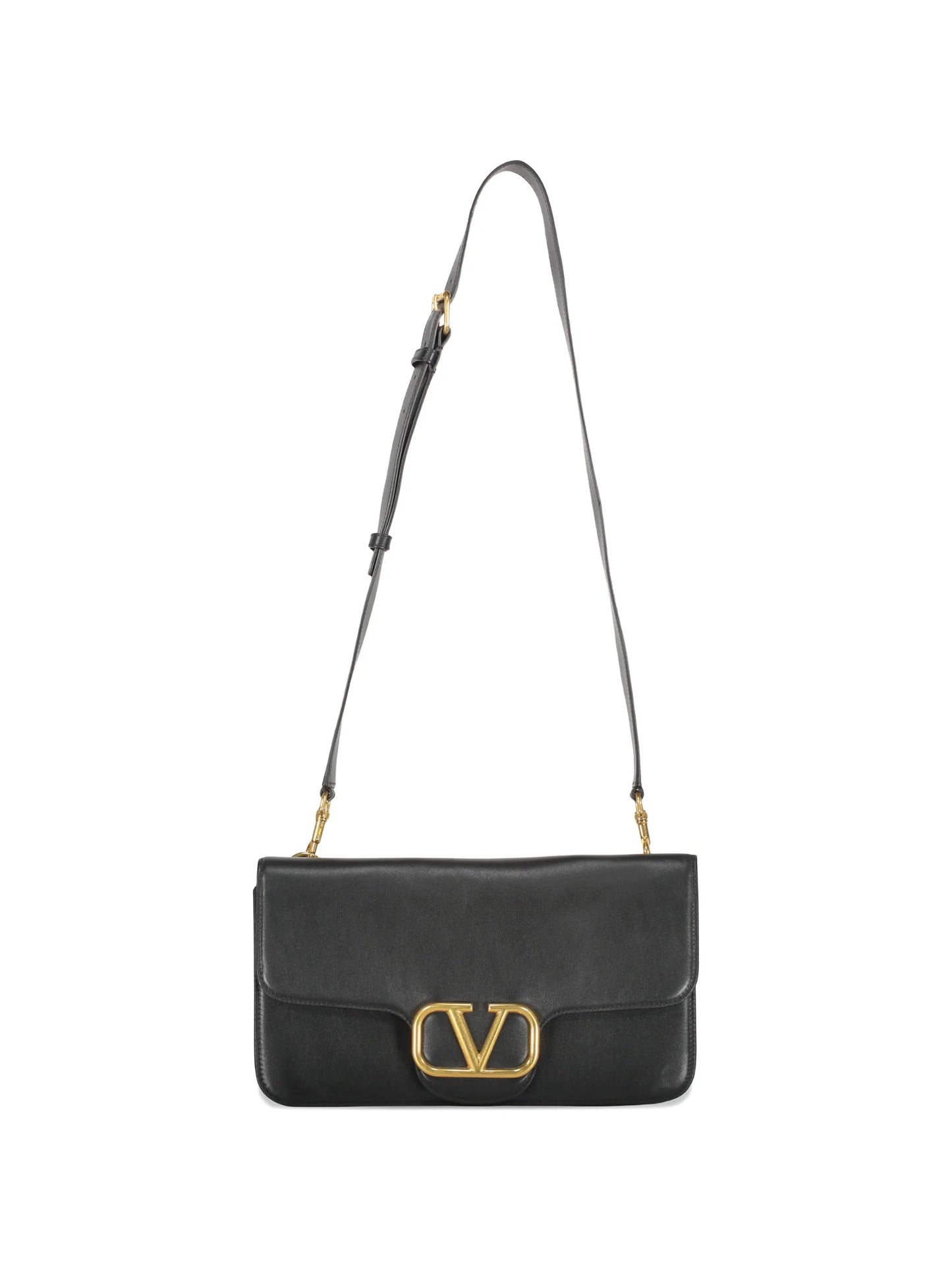 logo-plaque messenger bag