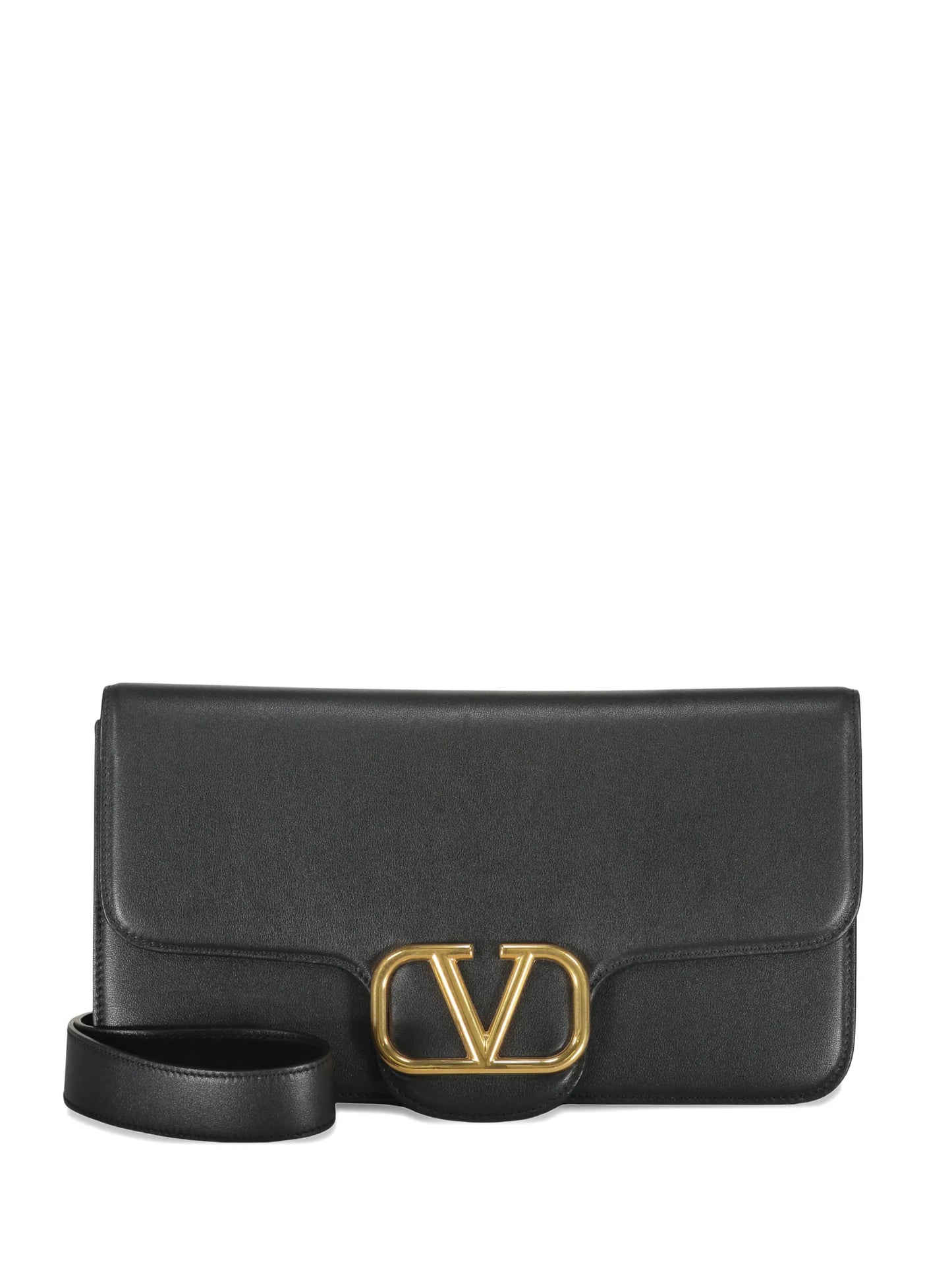logo-plaque messenger bag