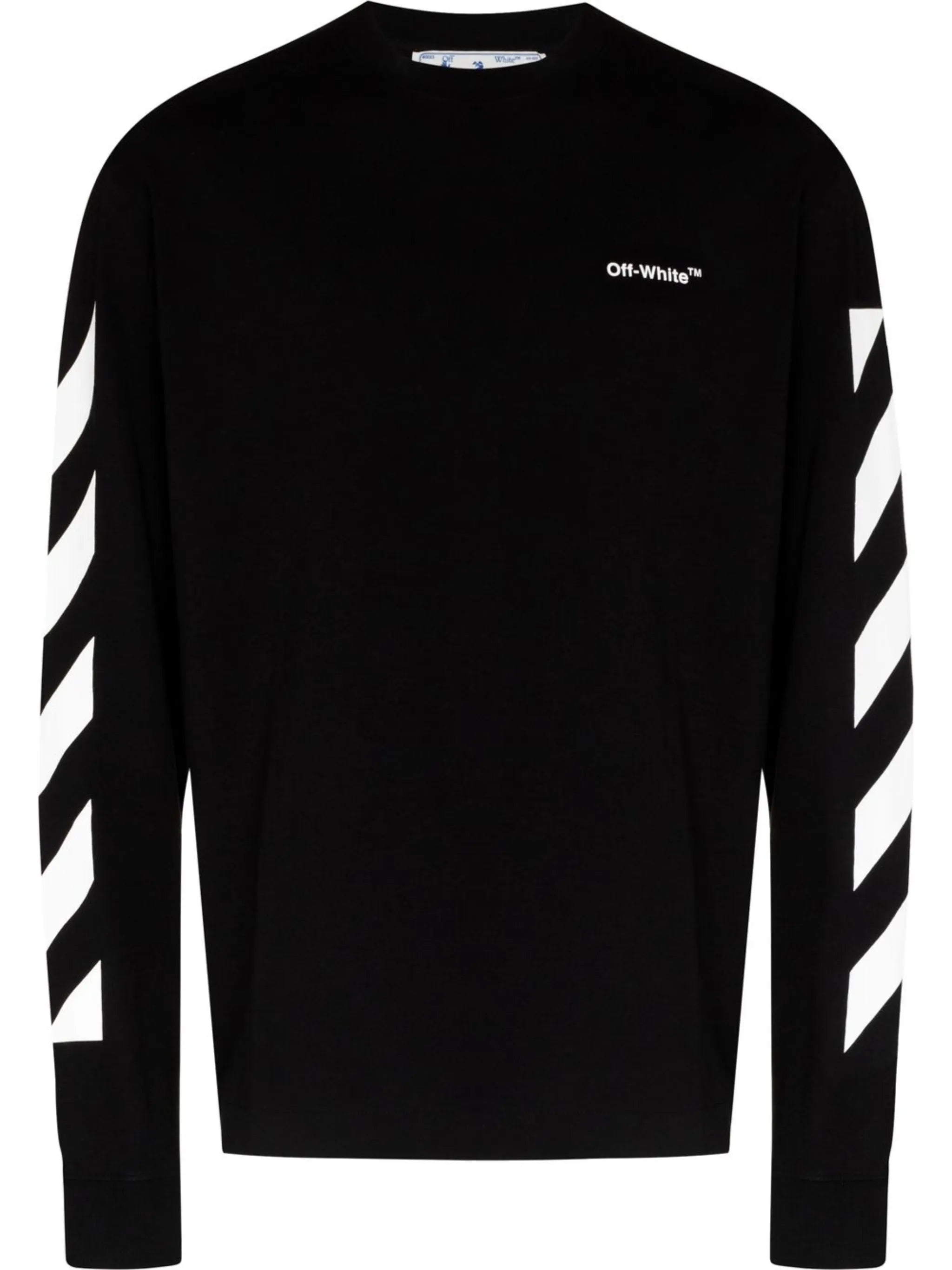 Diag graphic sleeve T-shirt