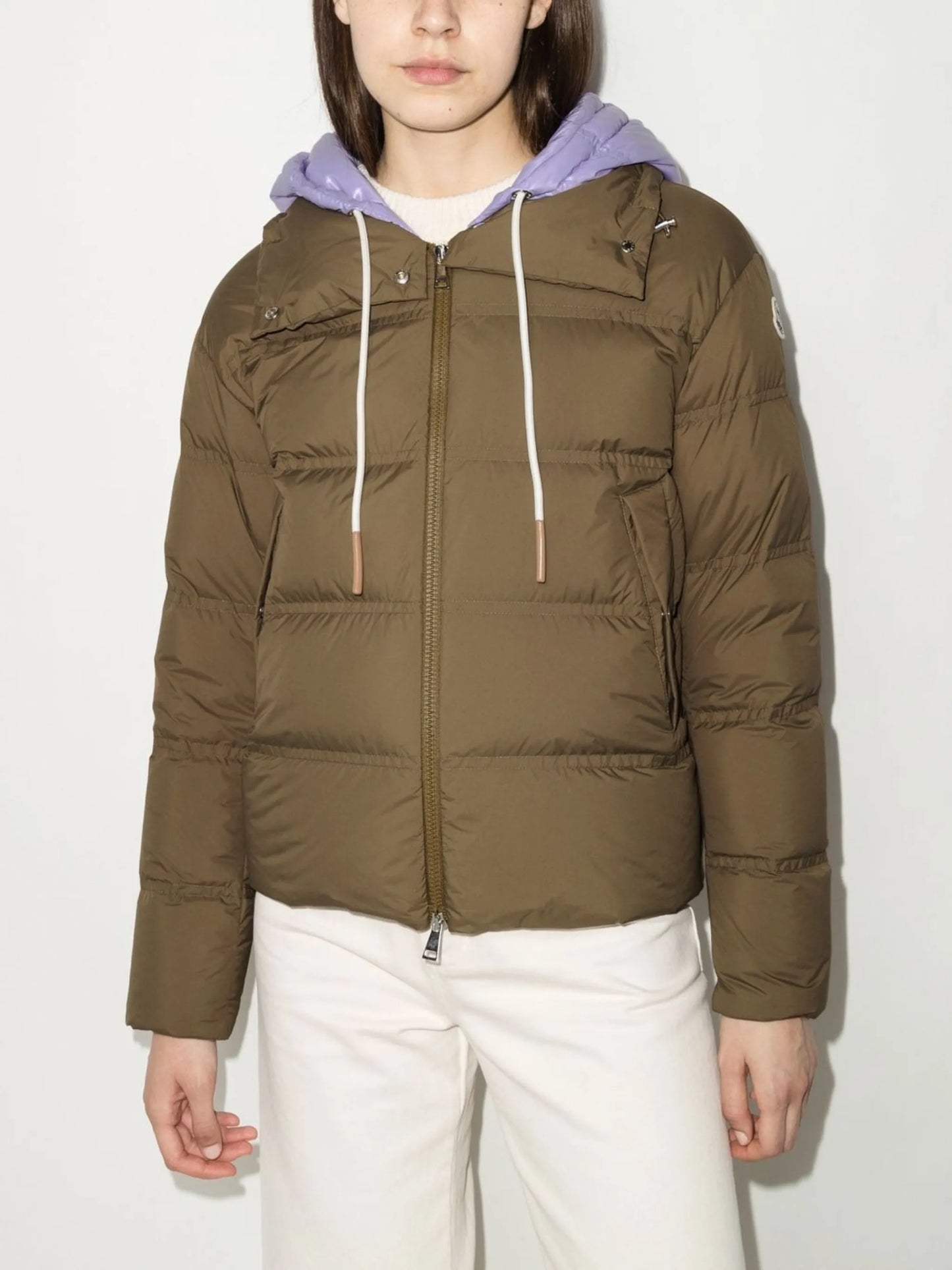 Loctudy colour-block puffer jacket