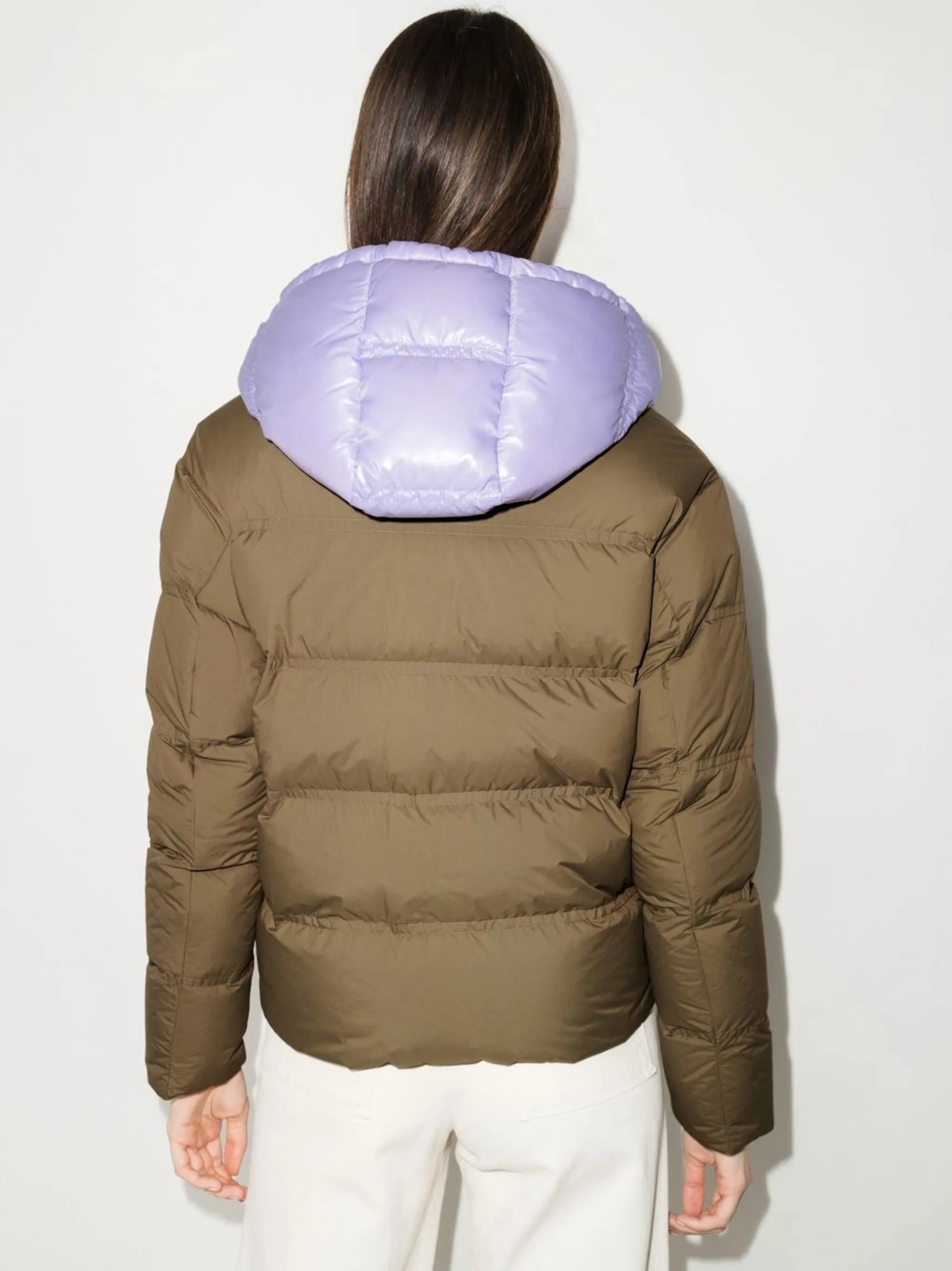 Loctudy colour-block puffer jacket