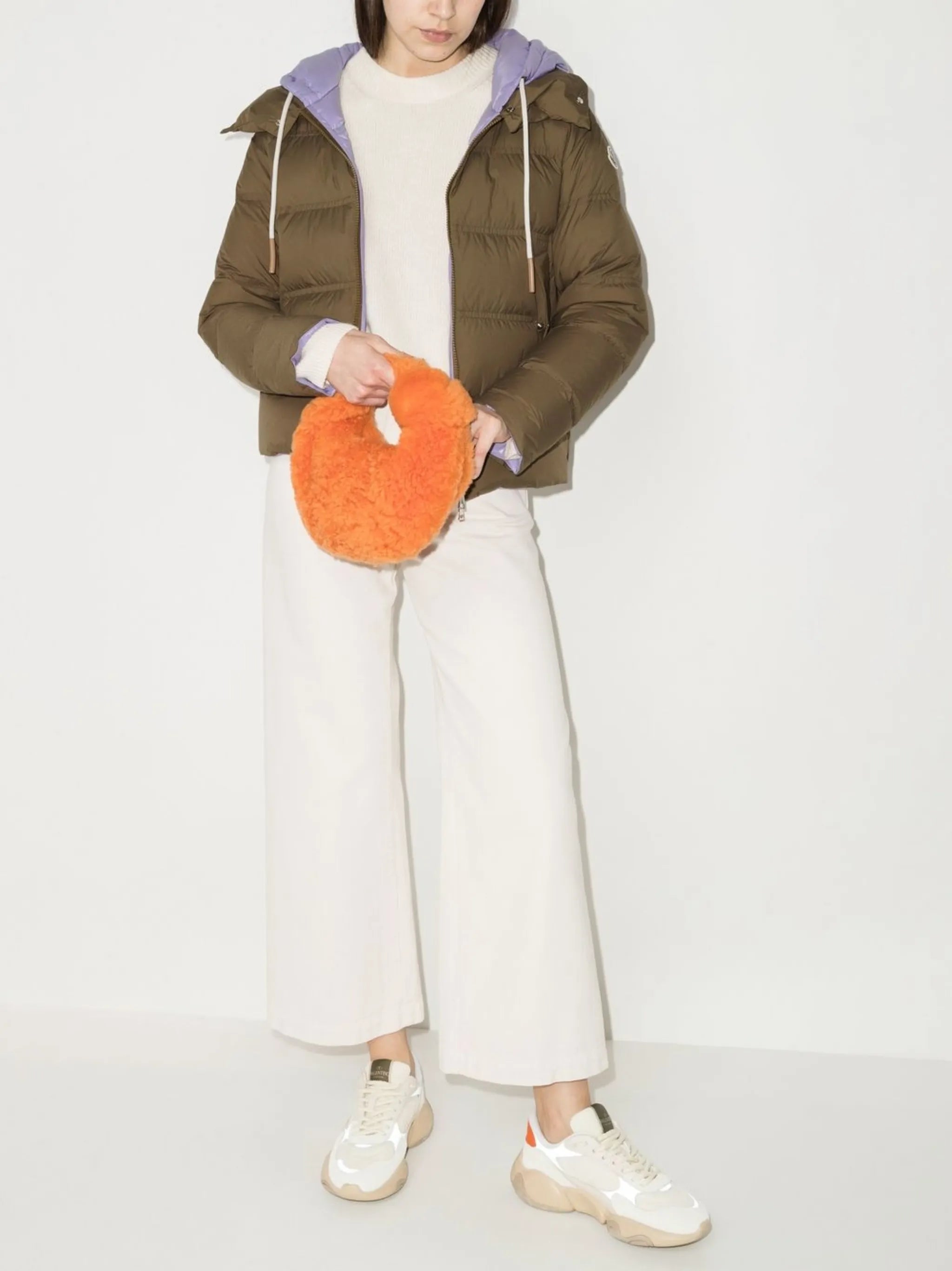 Loctudy colour-block puffer jacket