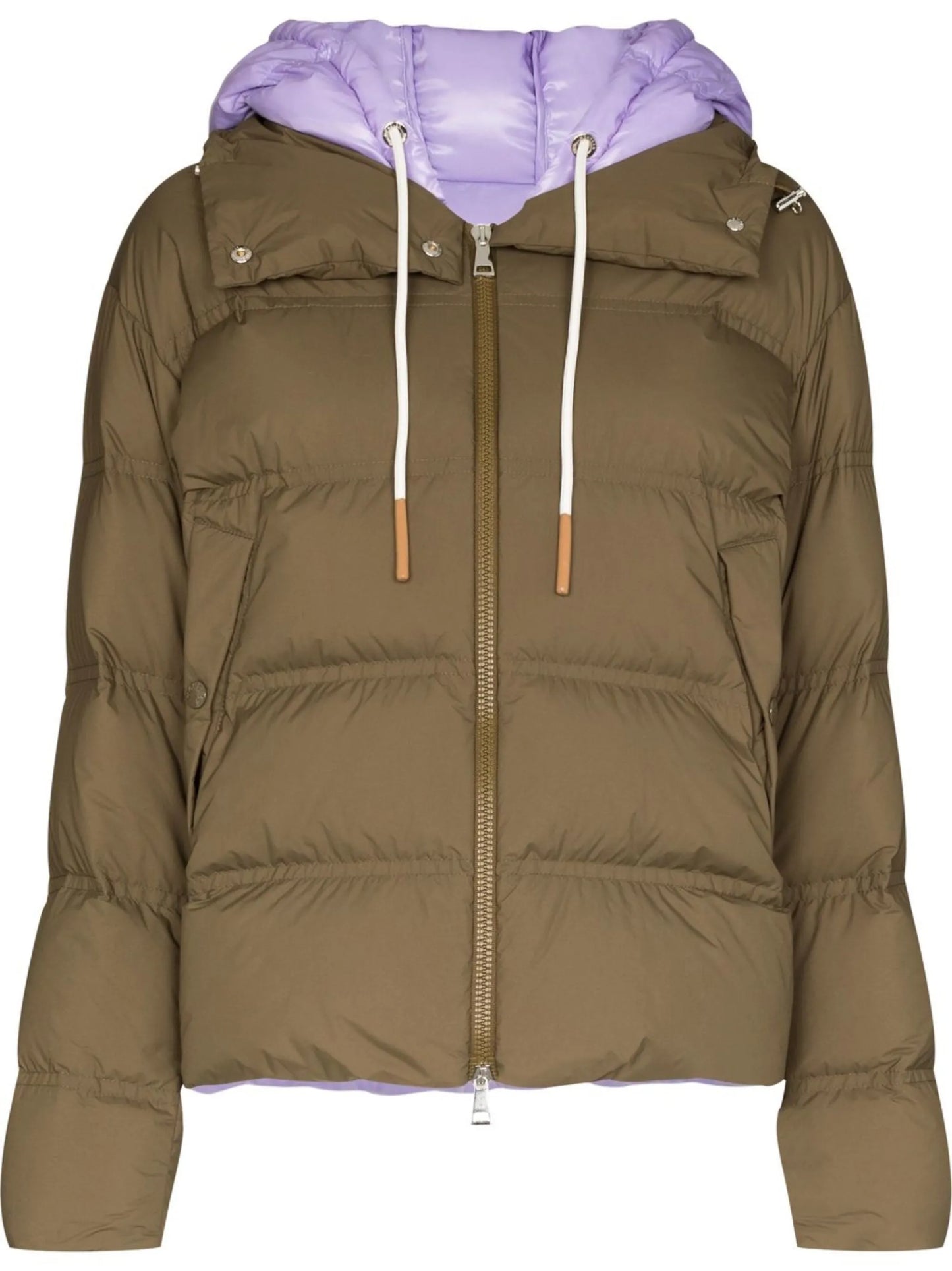 Loctudy colour-block puffer jacket