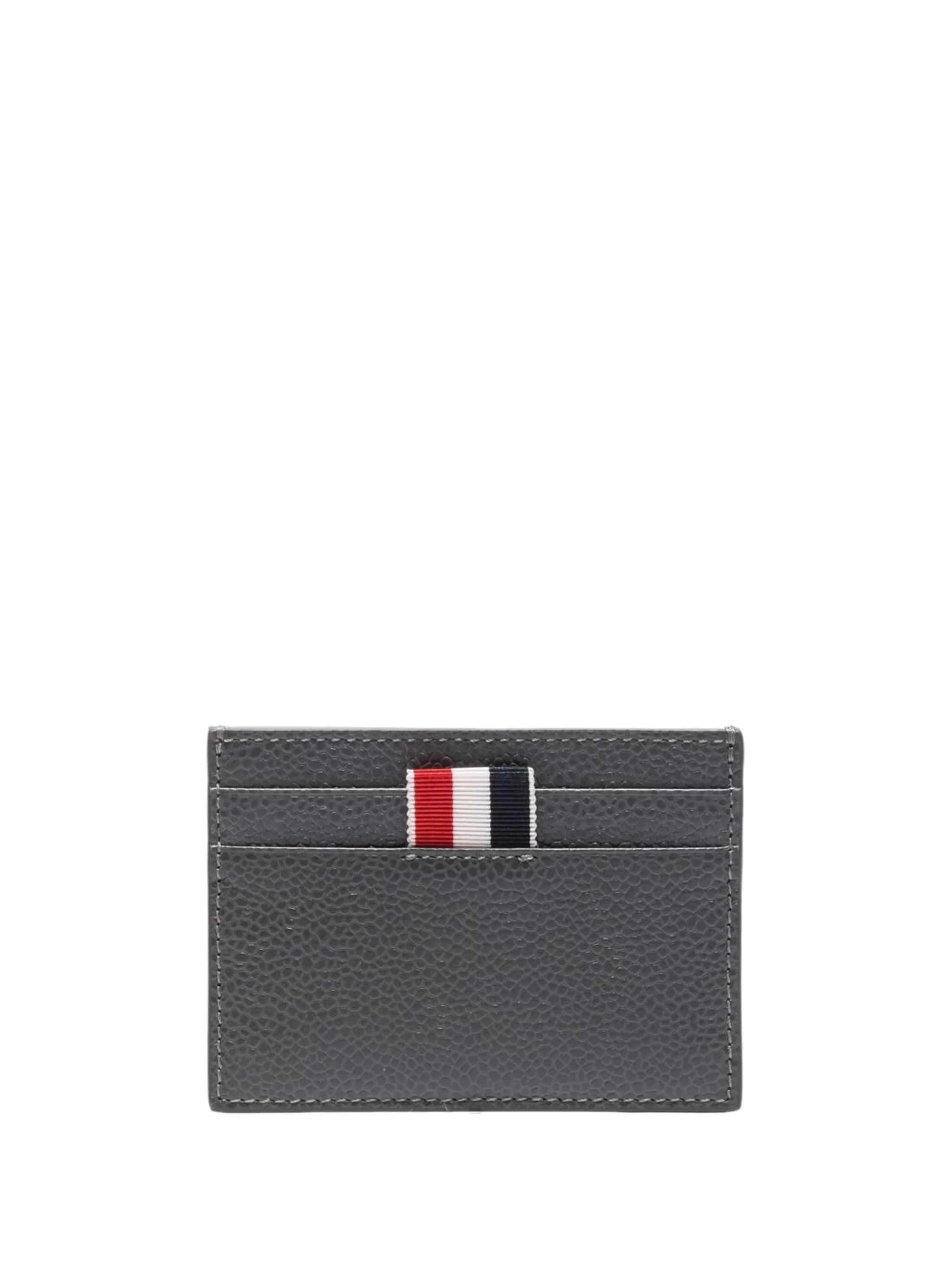 logo-patch leather cardholder
