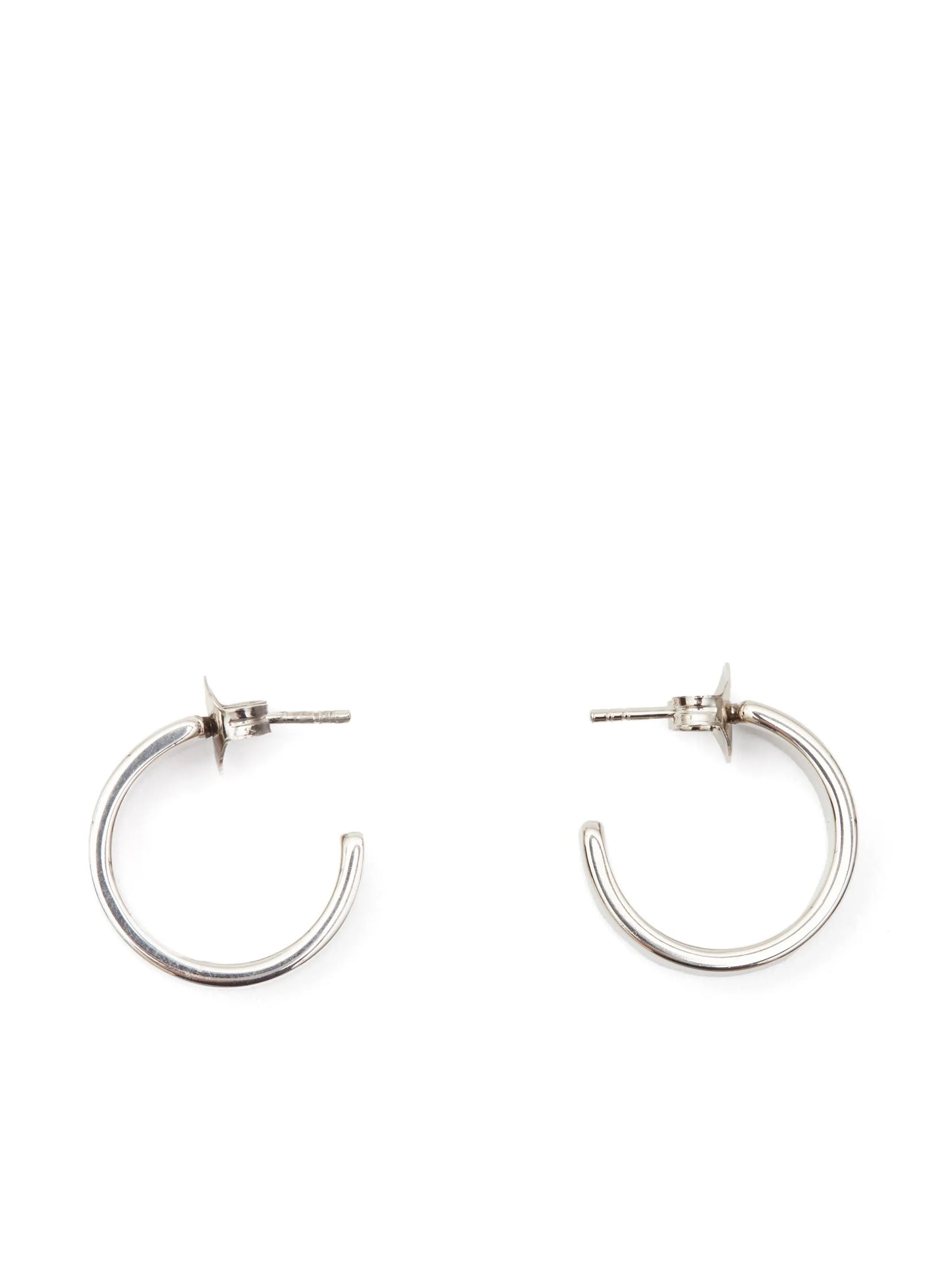 Minimal engraved hoop earrings