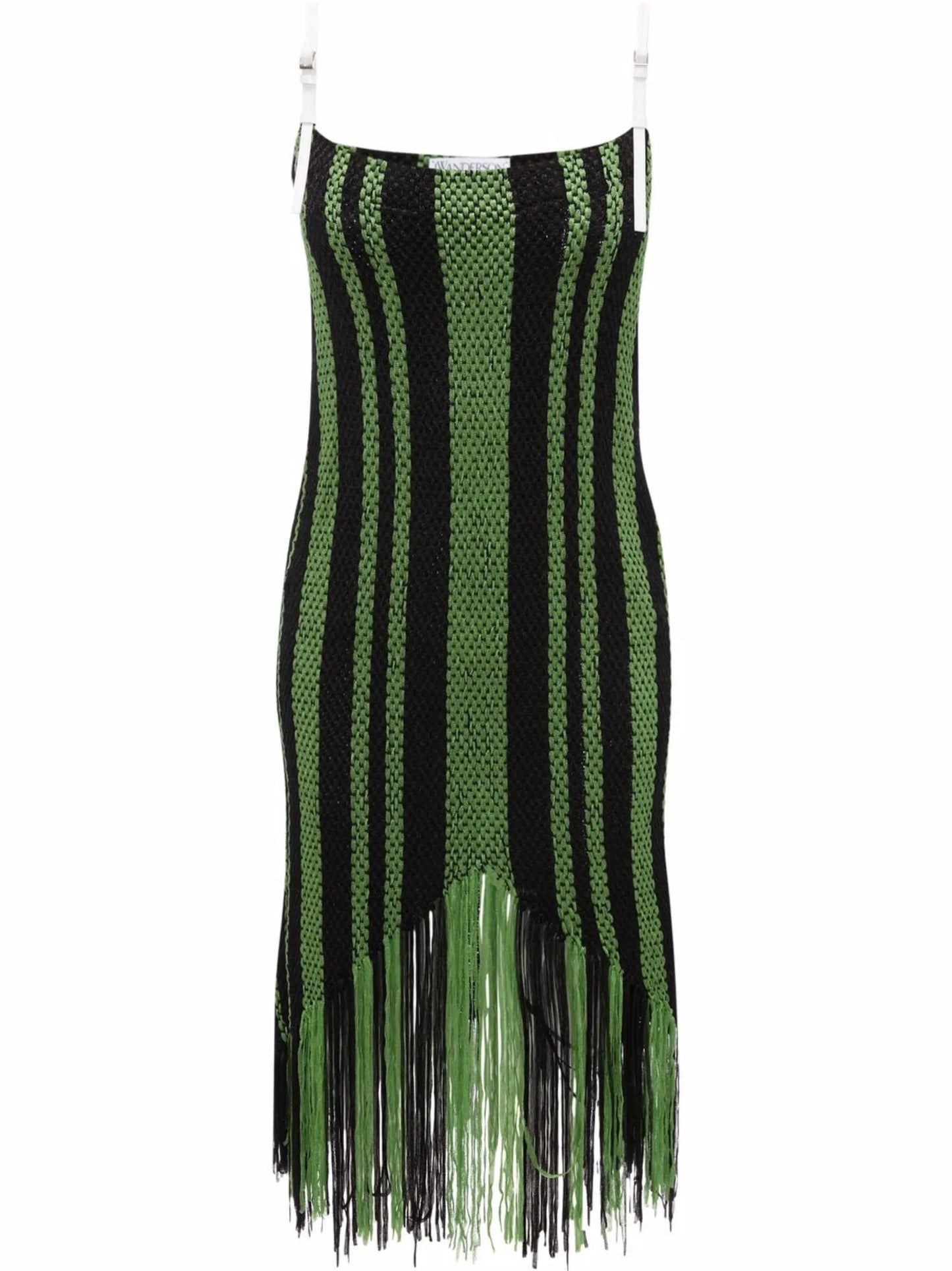 fringe-detail camisole dress