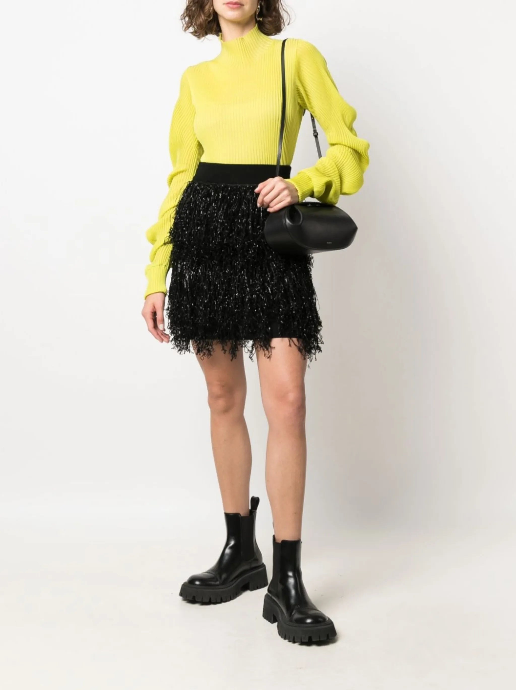 multi-layer fringe skirt