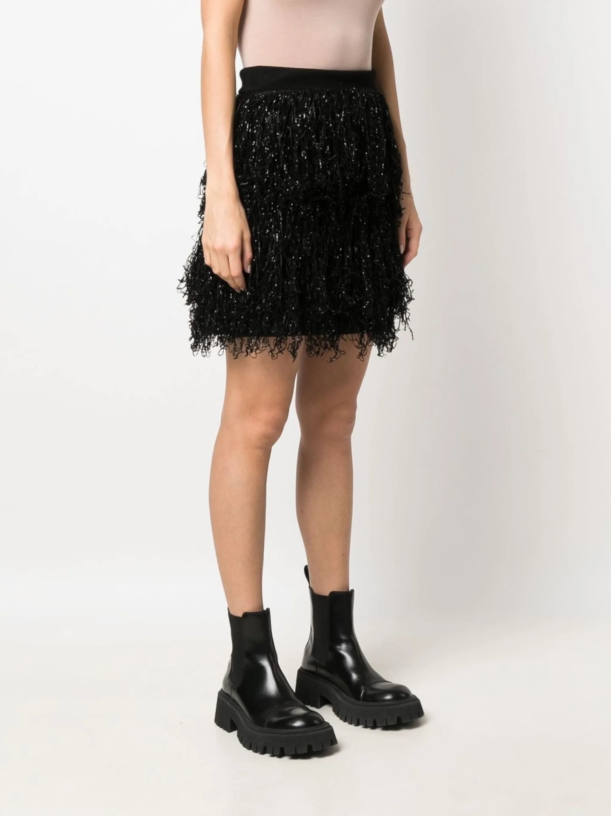 multi-layer fringe skirt