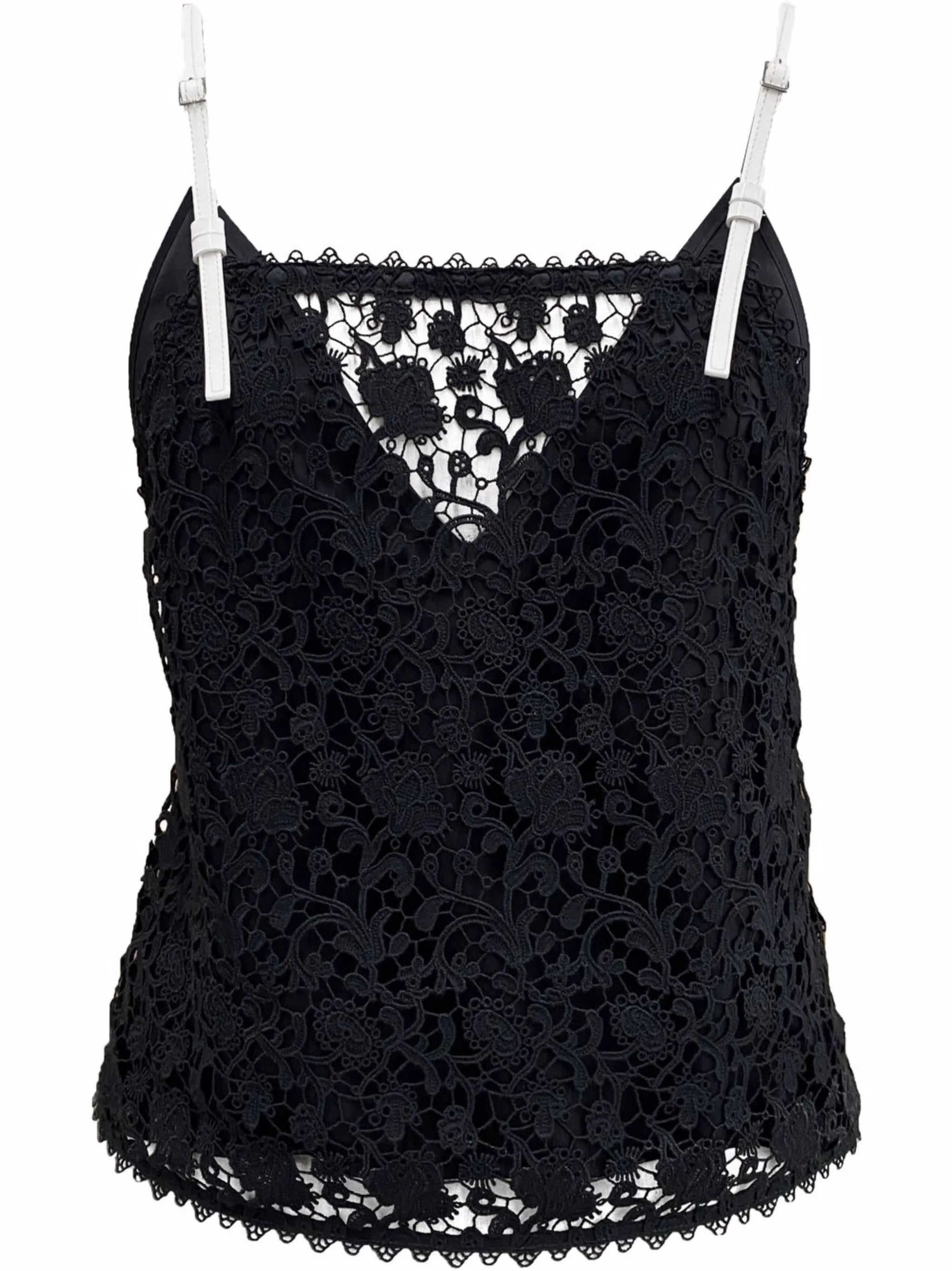 floral-lace cami top