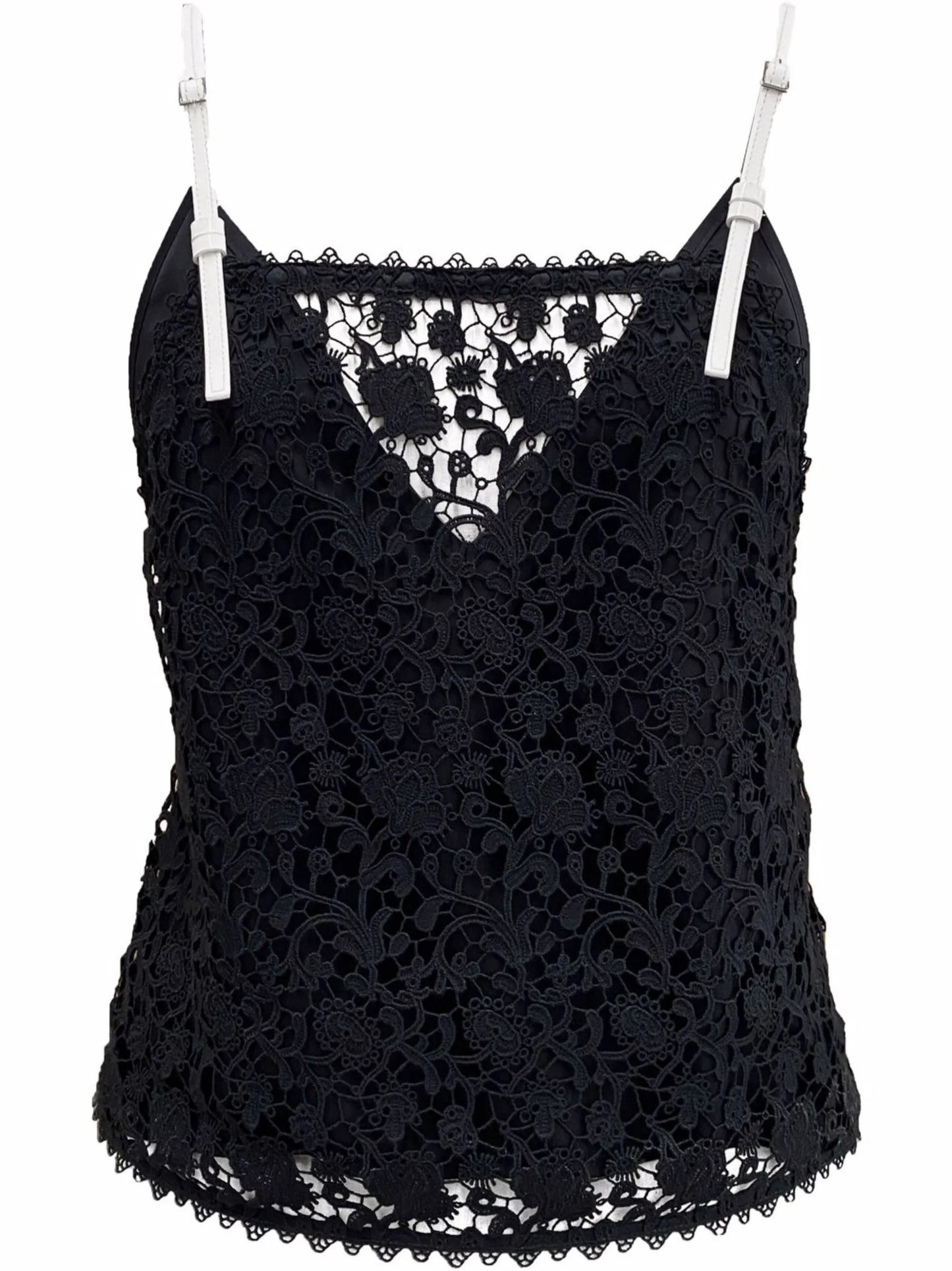 floral-lace cami top