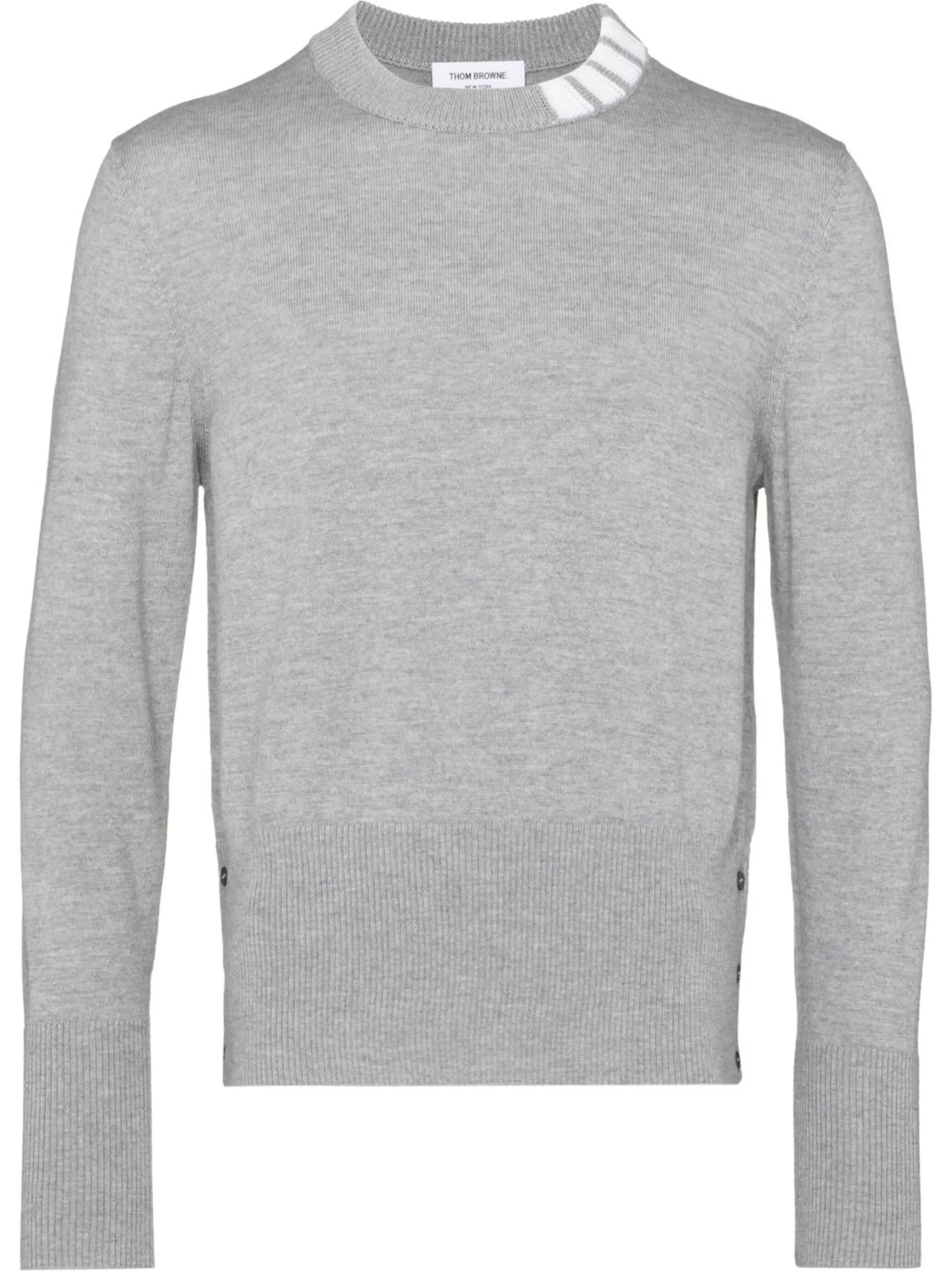 4-Bar panelled wool jumper
