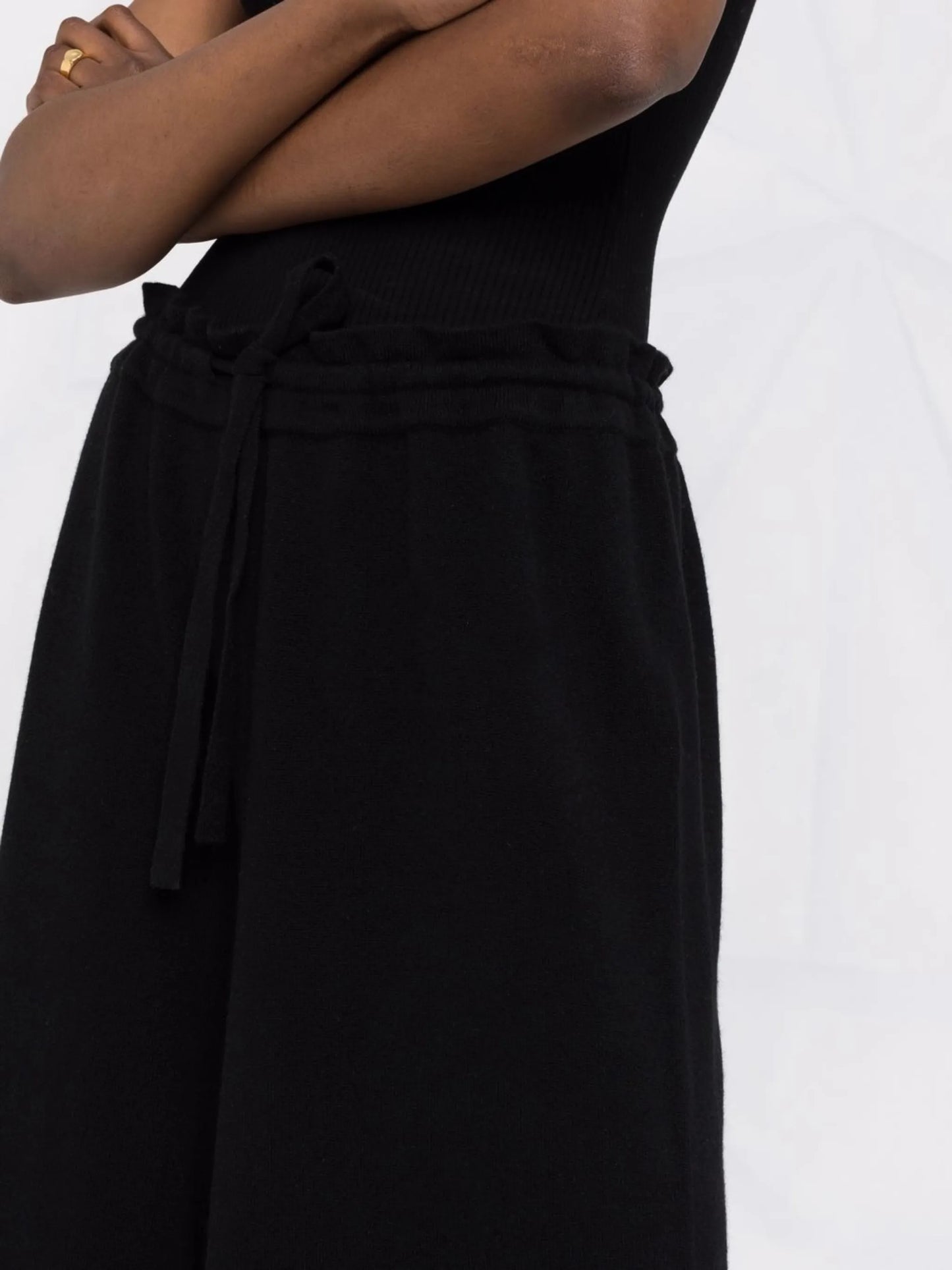 knitted cashmere trousers
