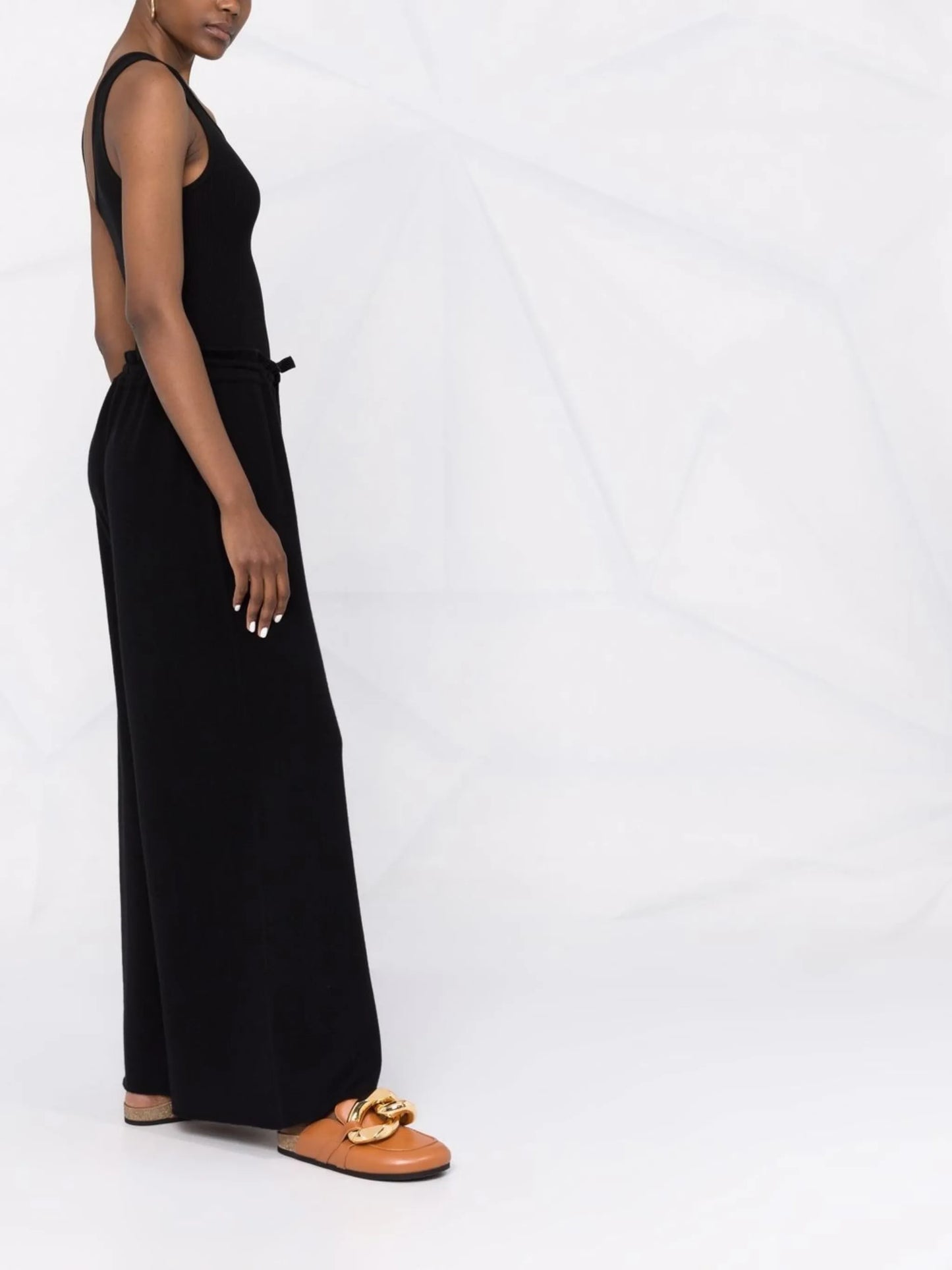 knitted cashmere trousers