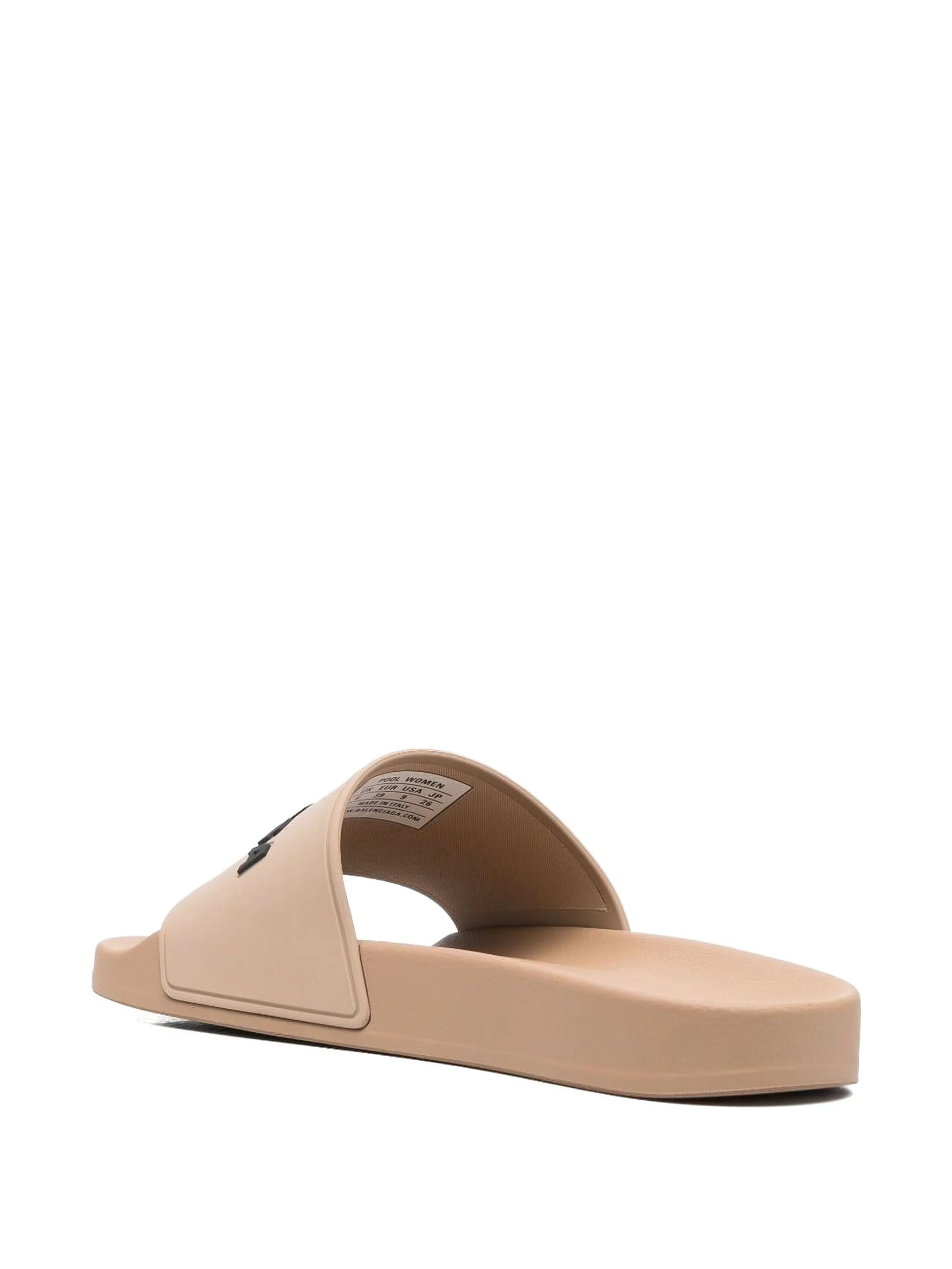 logo-embossed pool slides