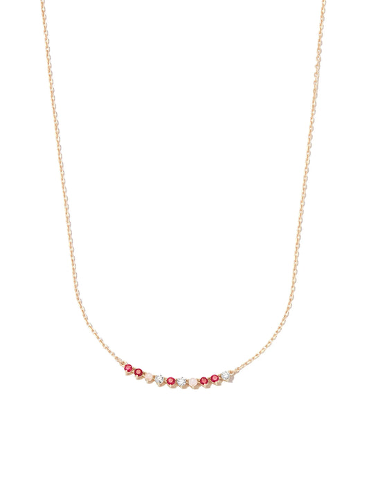 14kt yellow gold Amalfi multi-stone necklace