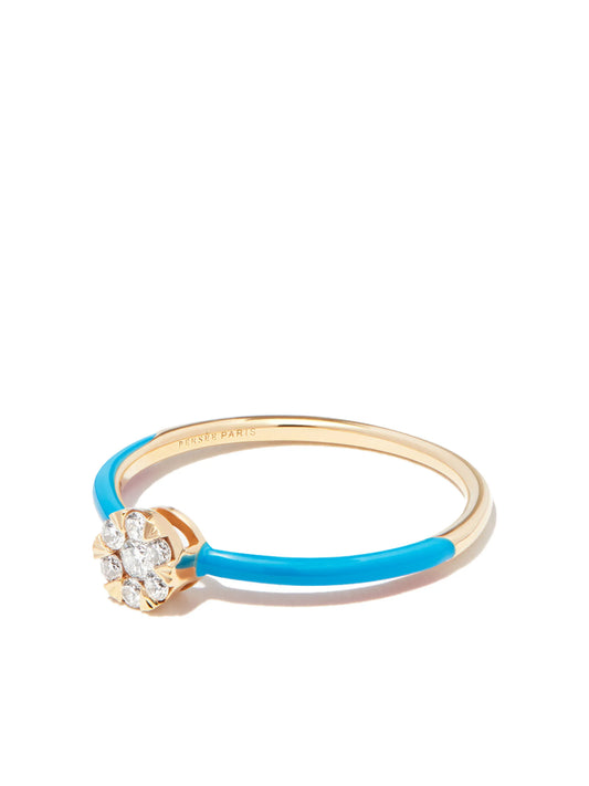 18kt yellow gold Imagine diamond ring