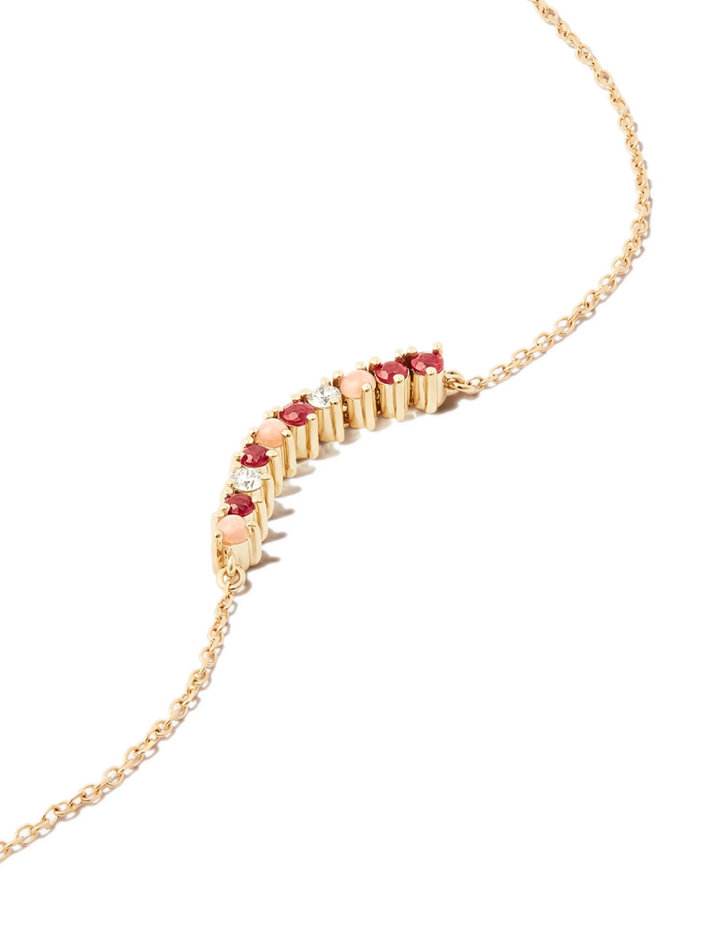 14kt yellow gold Amalfi multi-stone bracelet