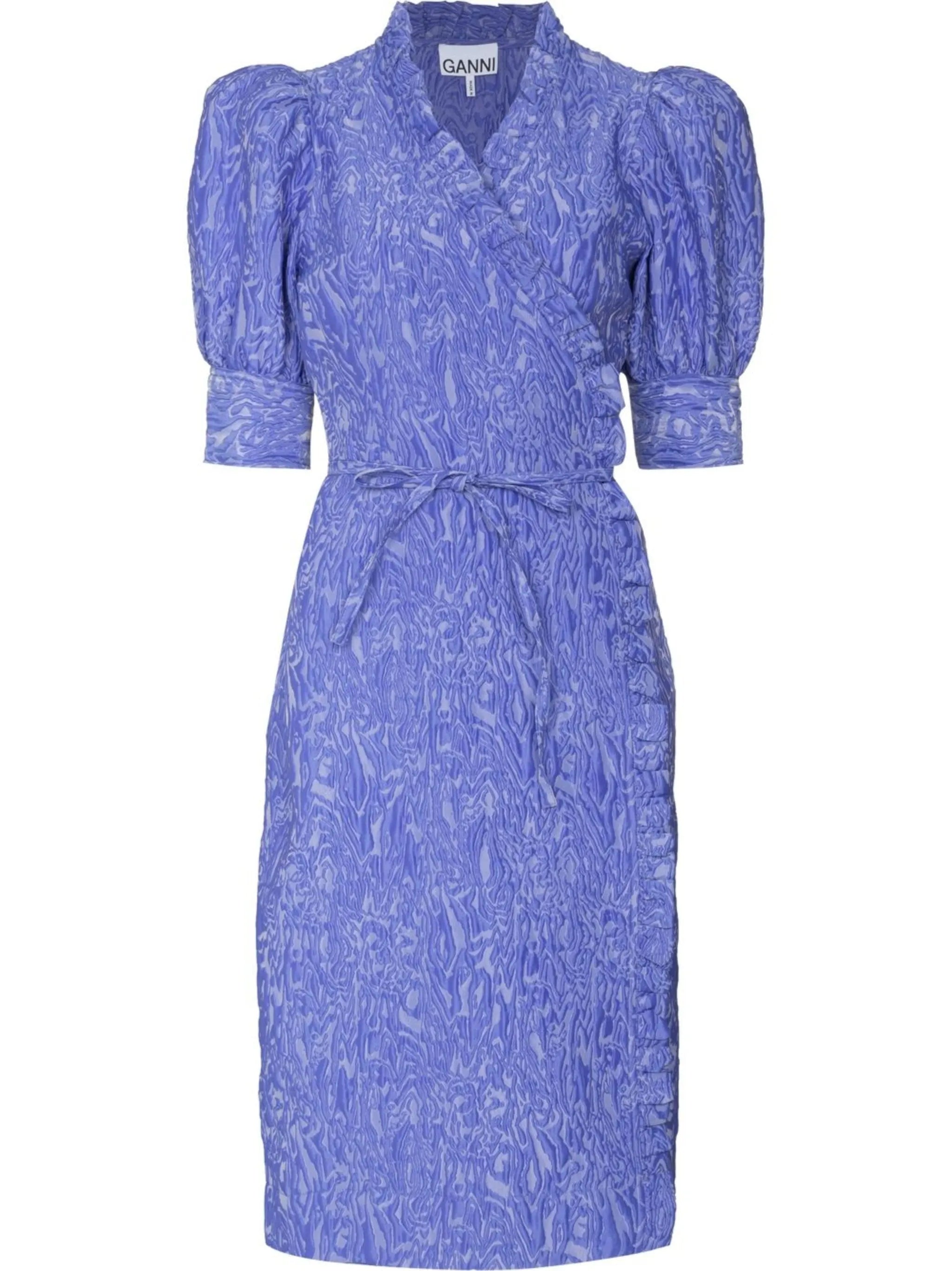 3D jacquard warp dress