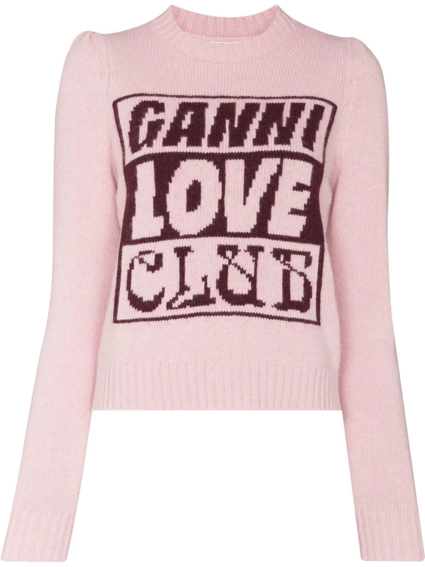 embroidered-logo crew-neck jumper