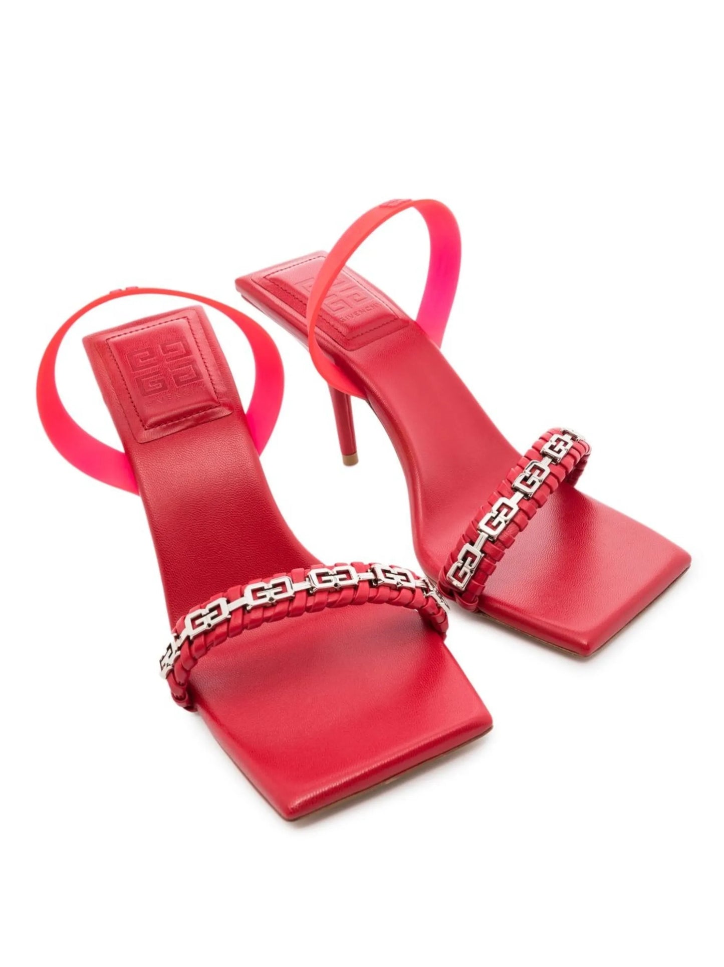 G Woven slingback 90mm sandals