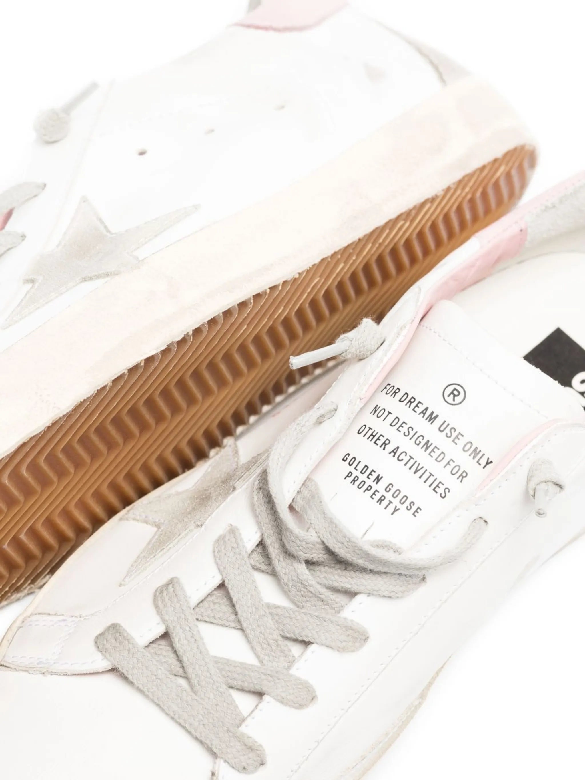 Superstar distressed-effect sneakers