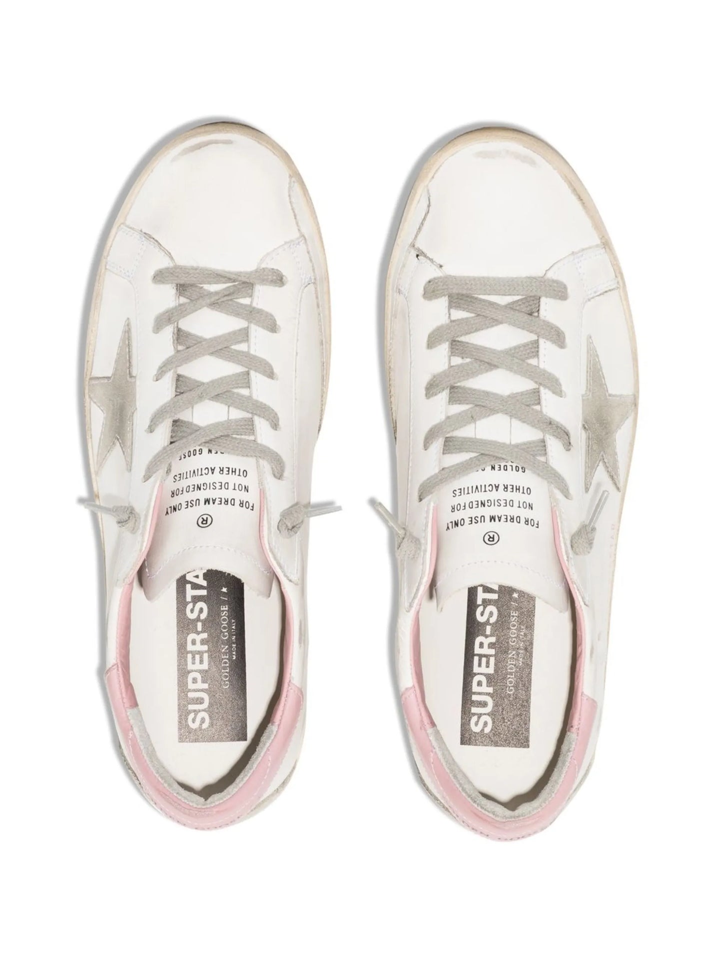 Superstar distressed-effect sneakers